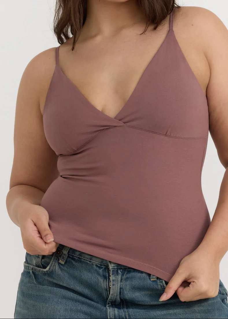 Core Cami - Rose Wood