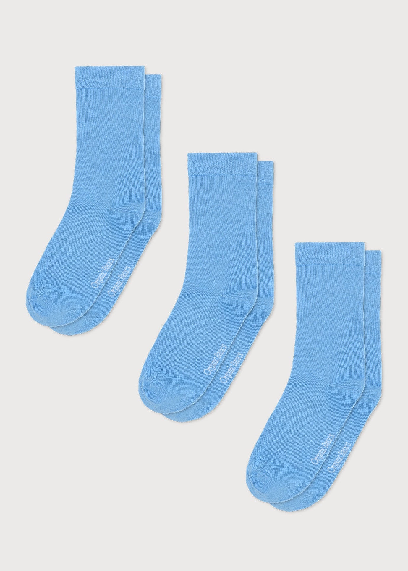 Core Crew Socks 3-pack - Azure Blue