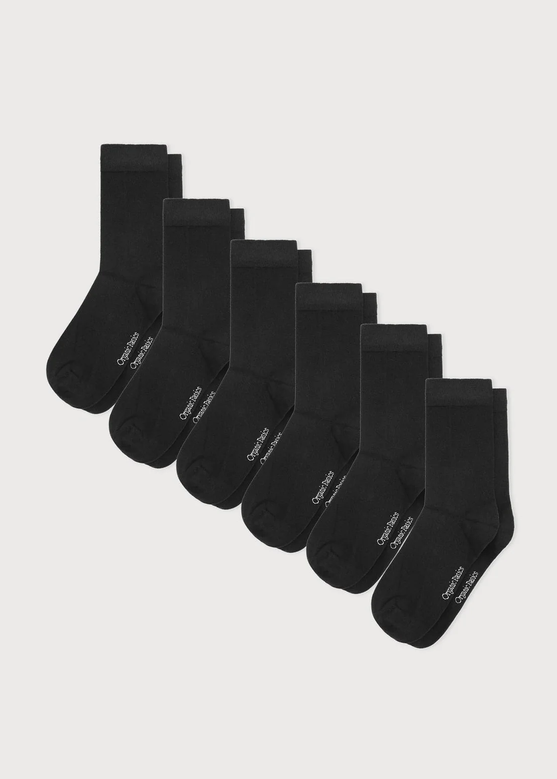 Core Crew Socks 6 Pack - Black