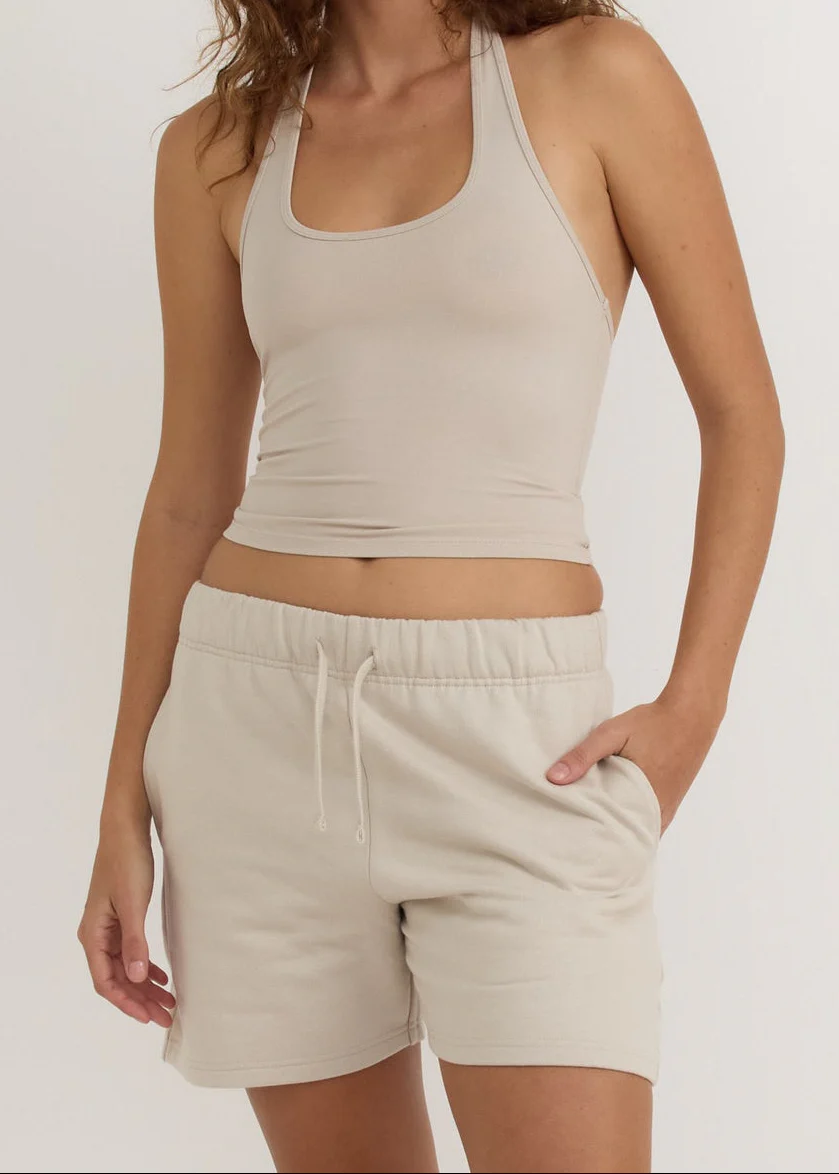 Core Halter Top - Sandstone