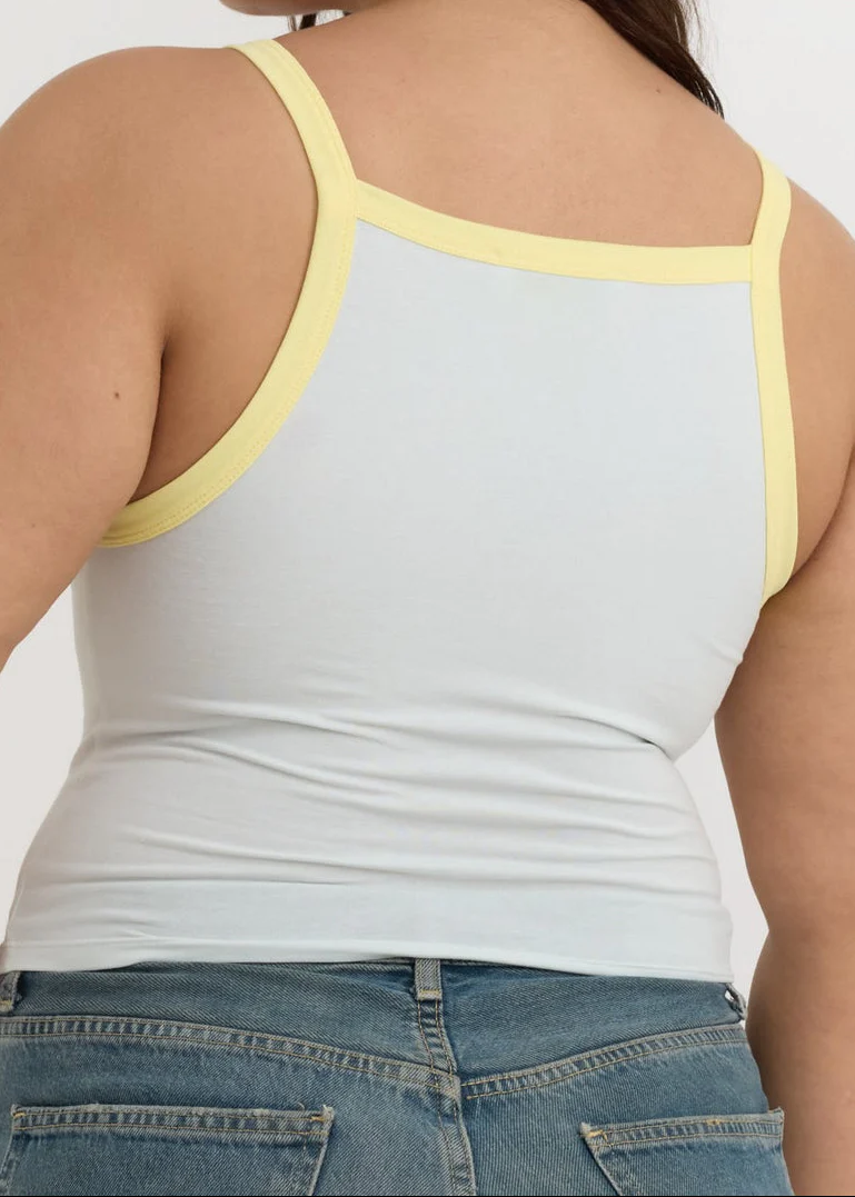 Core Play High-Neck Top - Dewdrop / Light Lemon - Image 3