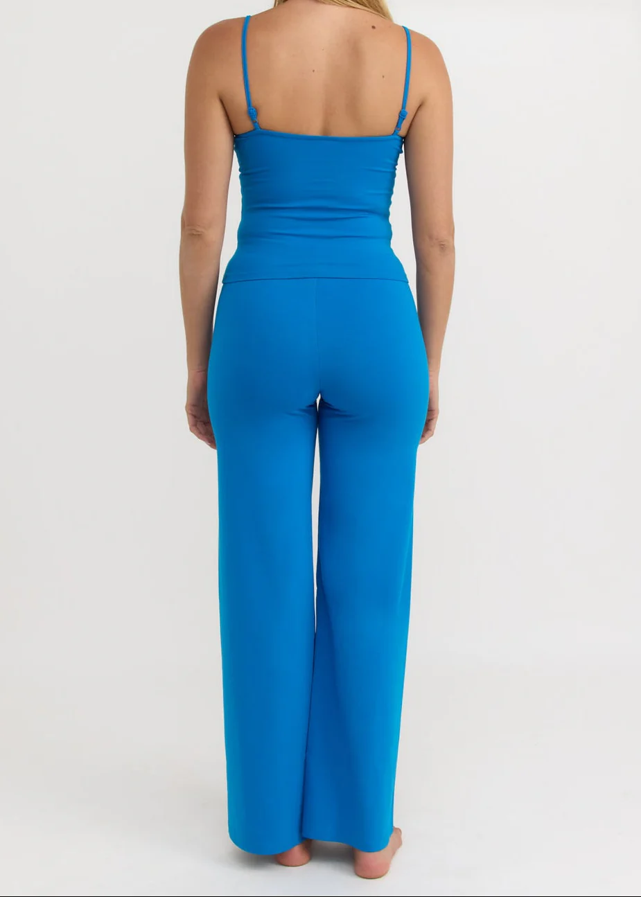 Core Straight Leg Pants - Azure Blue - Image 2