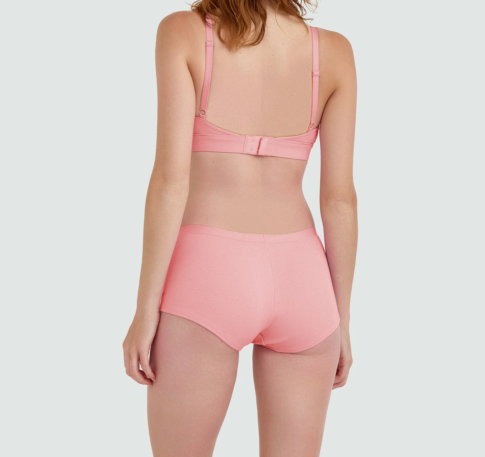 Core Triangle Bralette - Marshmallow Pink - Image 2