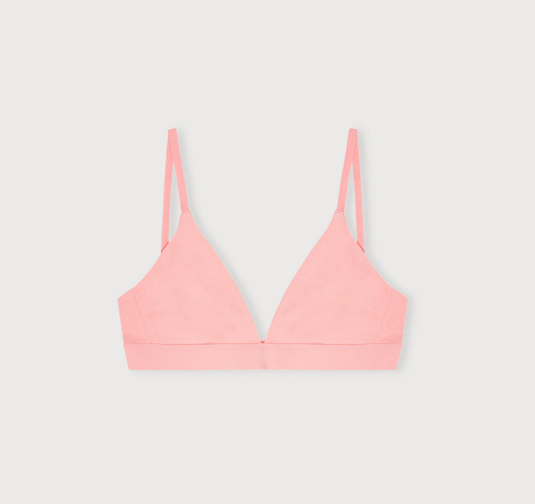 Core Triangle Bralette - Marshmallow Pink - Image 3