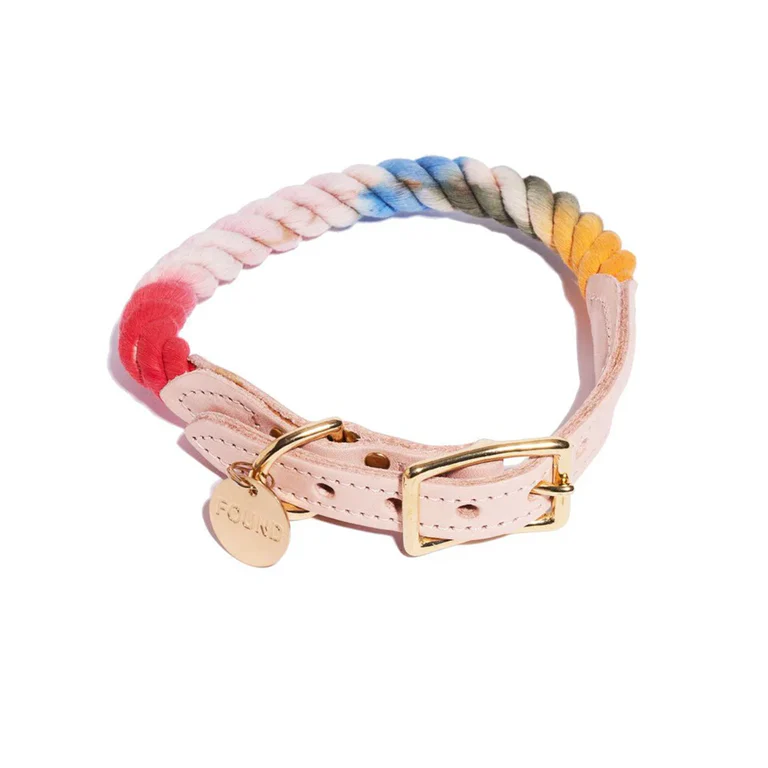 Cotton Rope Cat & Dog Collar - The Henri Ombre