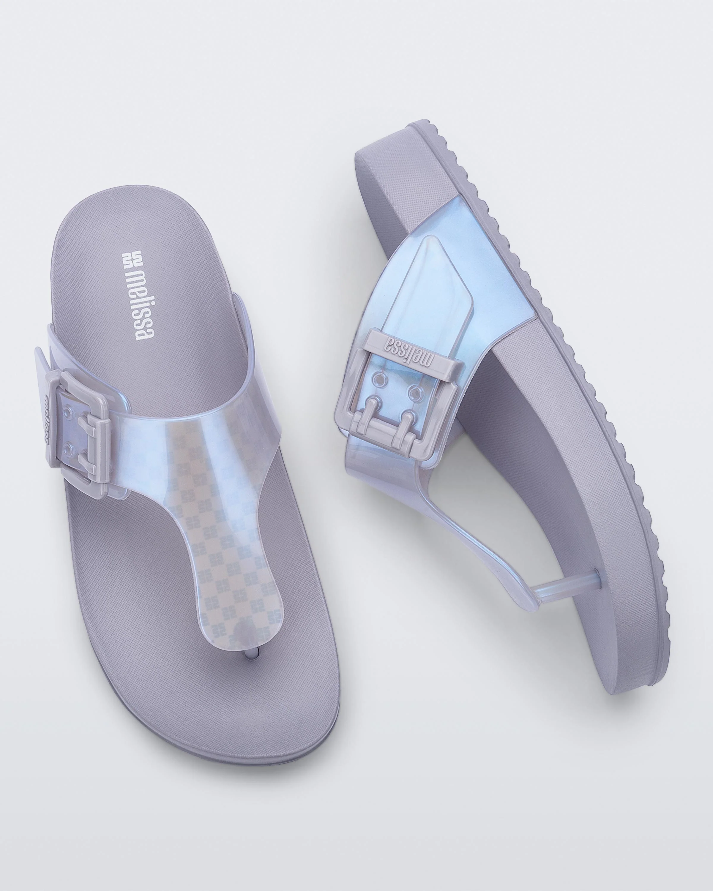 Cozy Flip Flop - Grey/Pearl Blue - Image 3