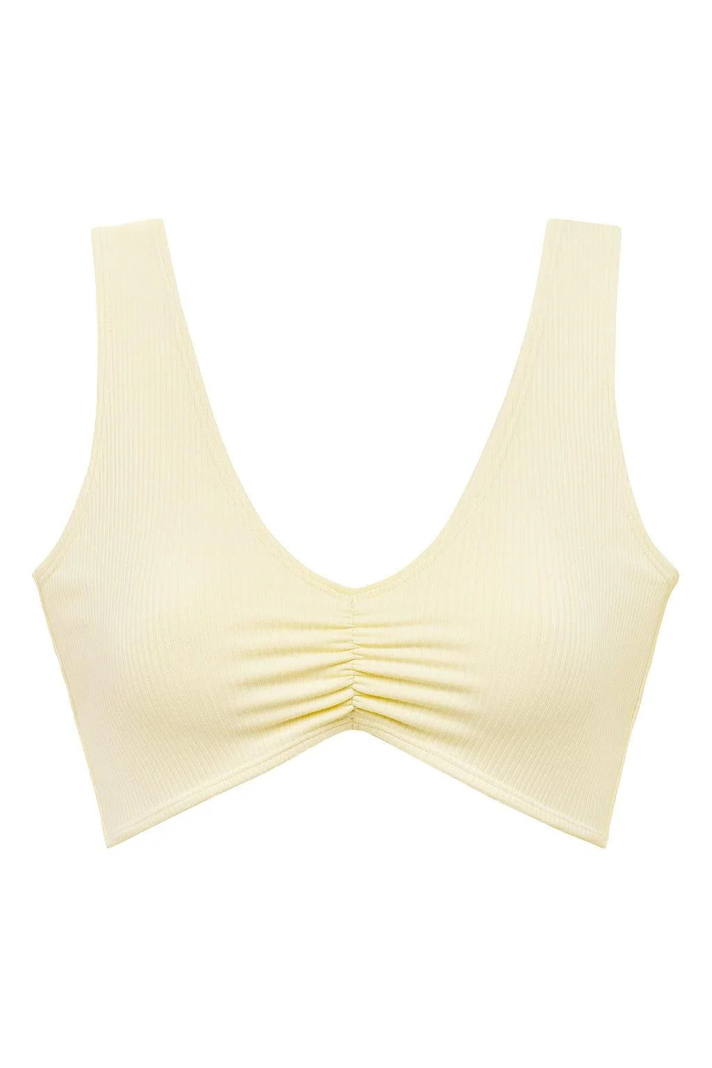 Cream Rib Kim Variation Bikini Top - Image 2