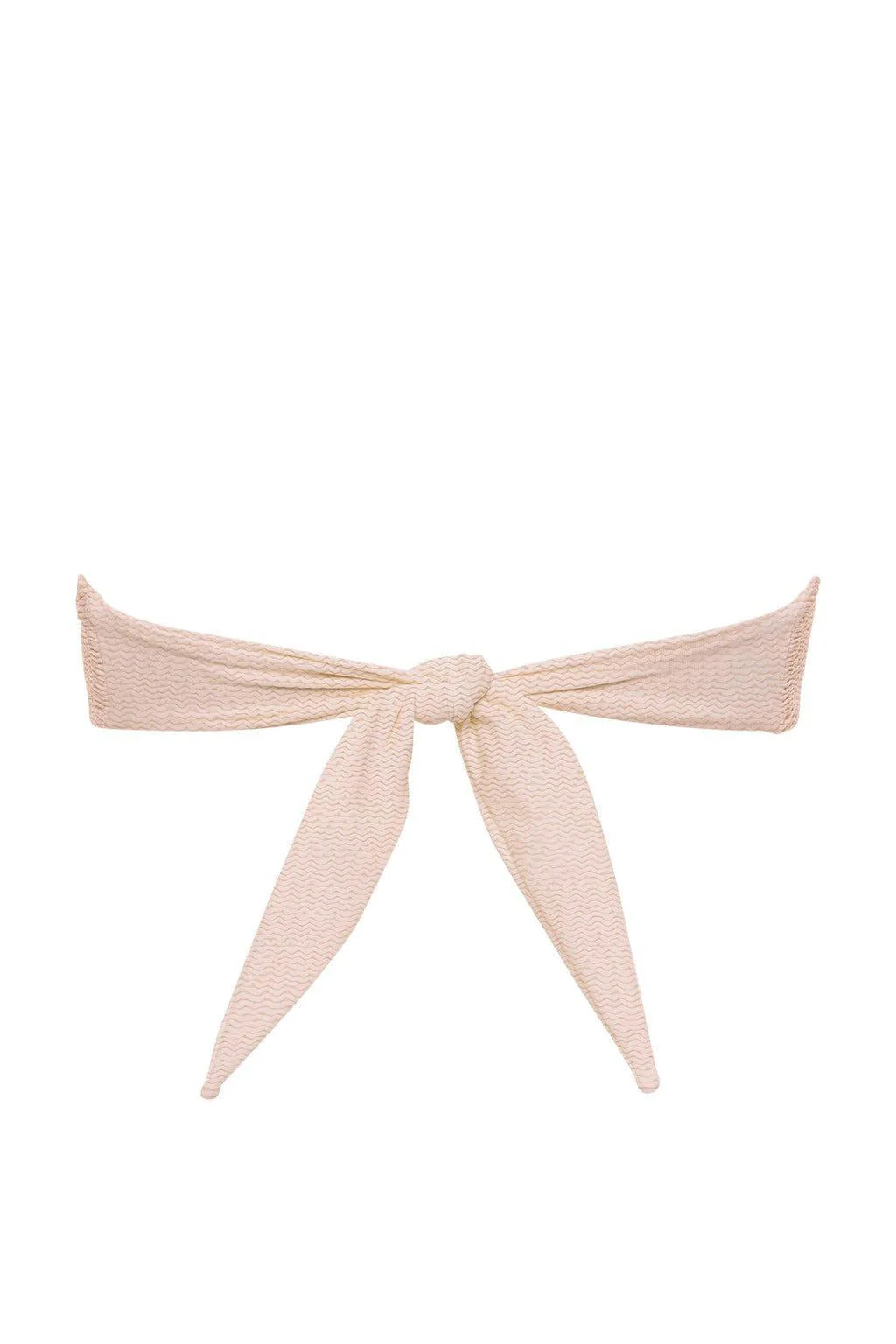 Crema Scrunch Tori Bandeau Bikini Top - Image 3