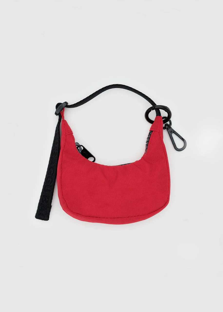 Crescent Bag Charm - Candy Apple