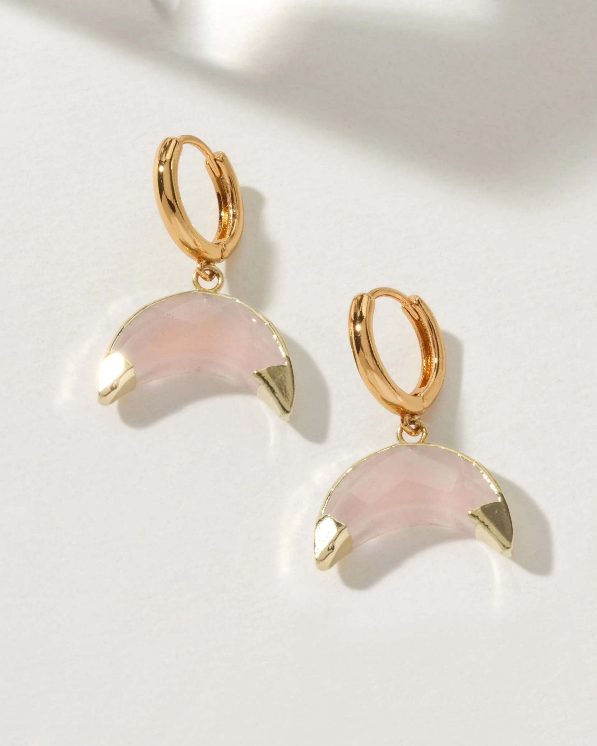 Crescent Horn Huggie Hoop Earring - Image 5