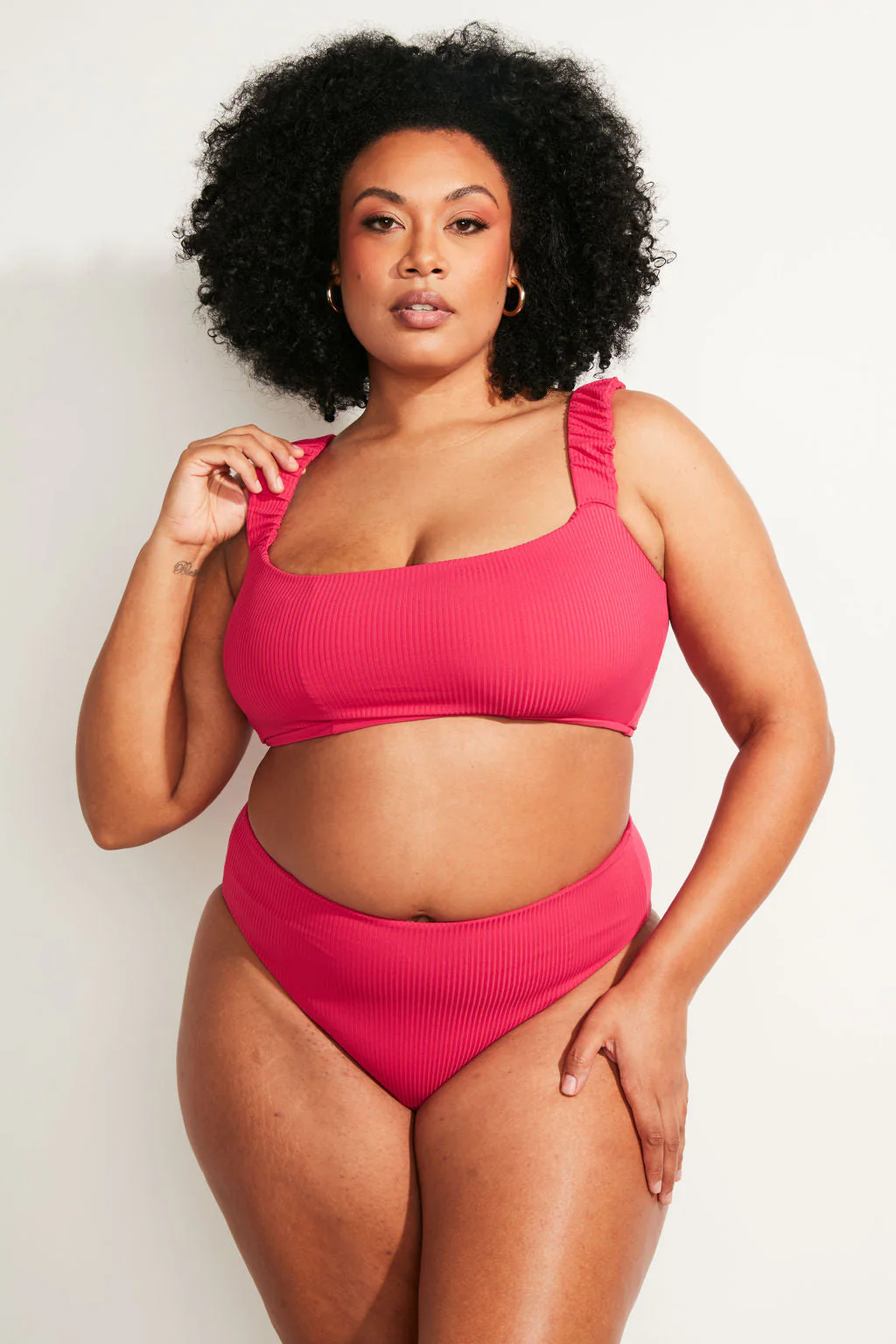 Current Swim Top II - Raspberry - Image 12