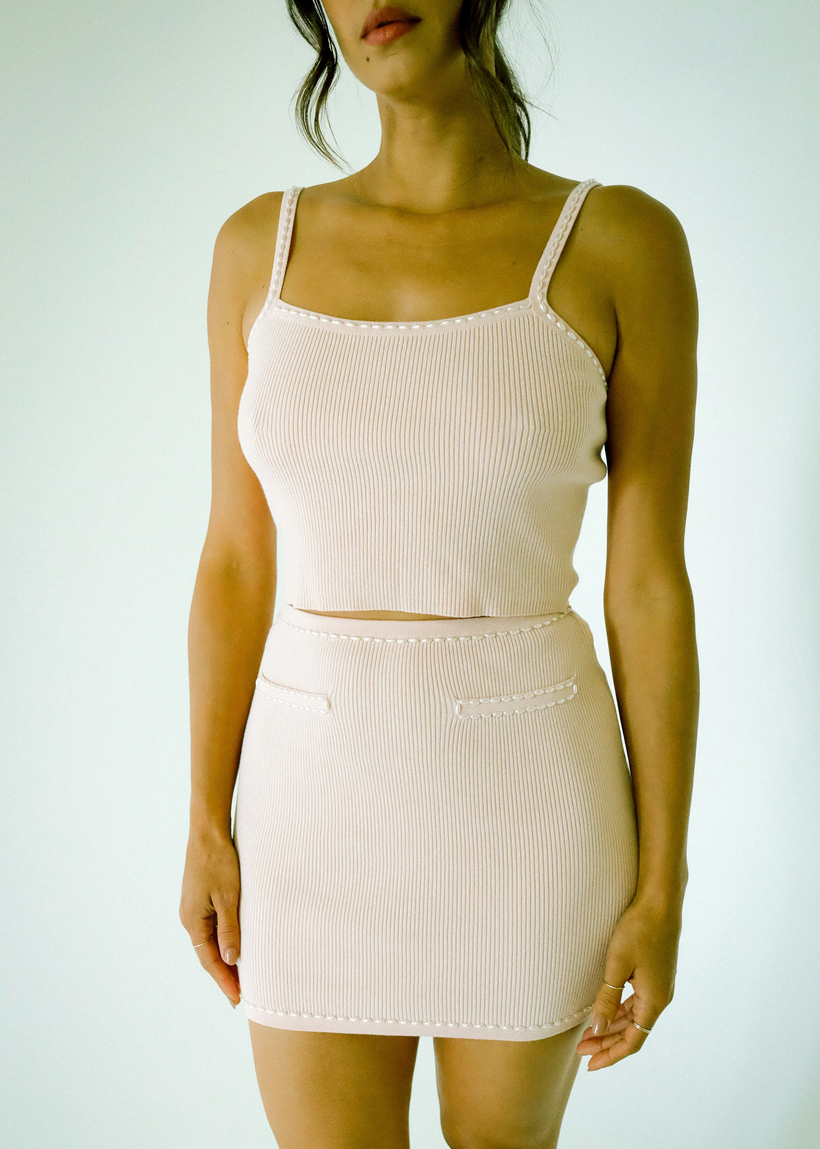 Daria Mini Skirt - Rose Pink - Image 2