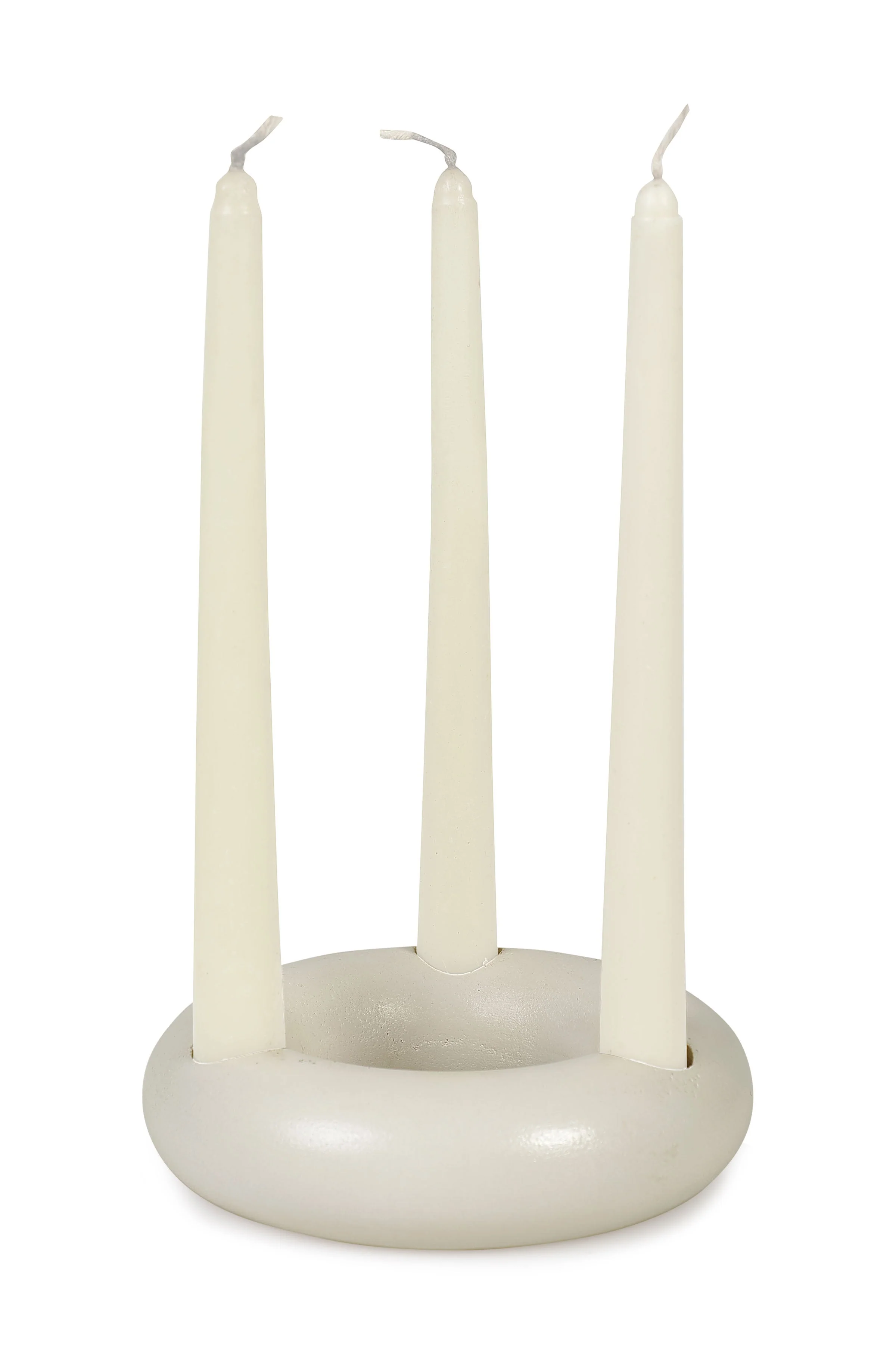 Donut Candle Holder - Ivory