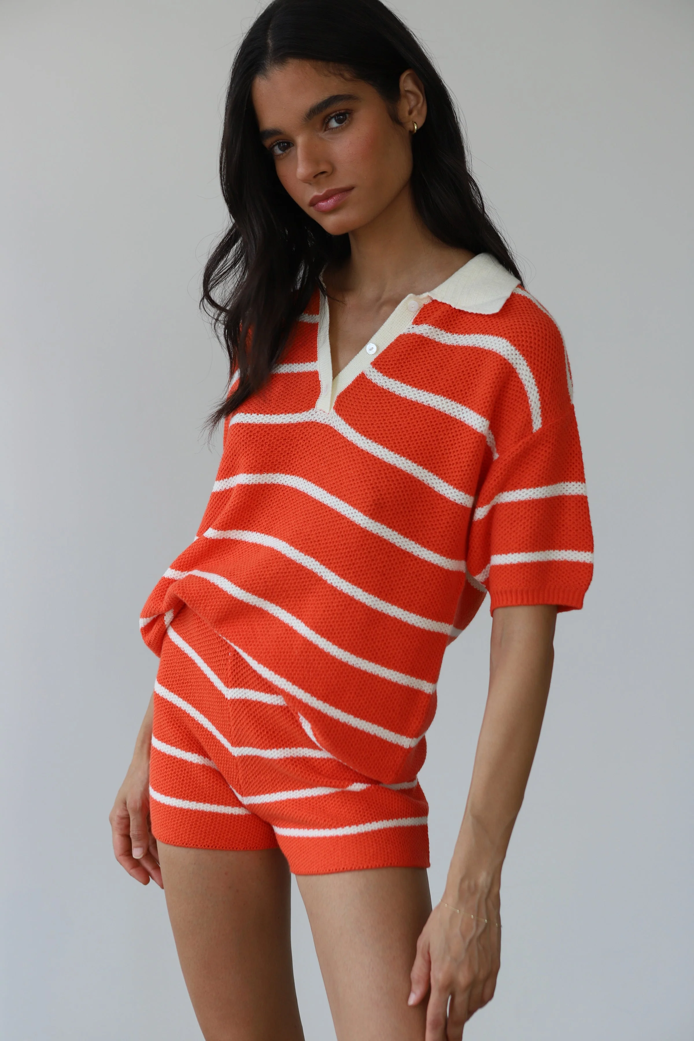 Doris Overized Polo - Poppy