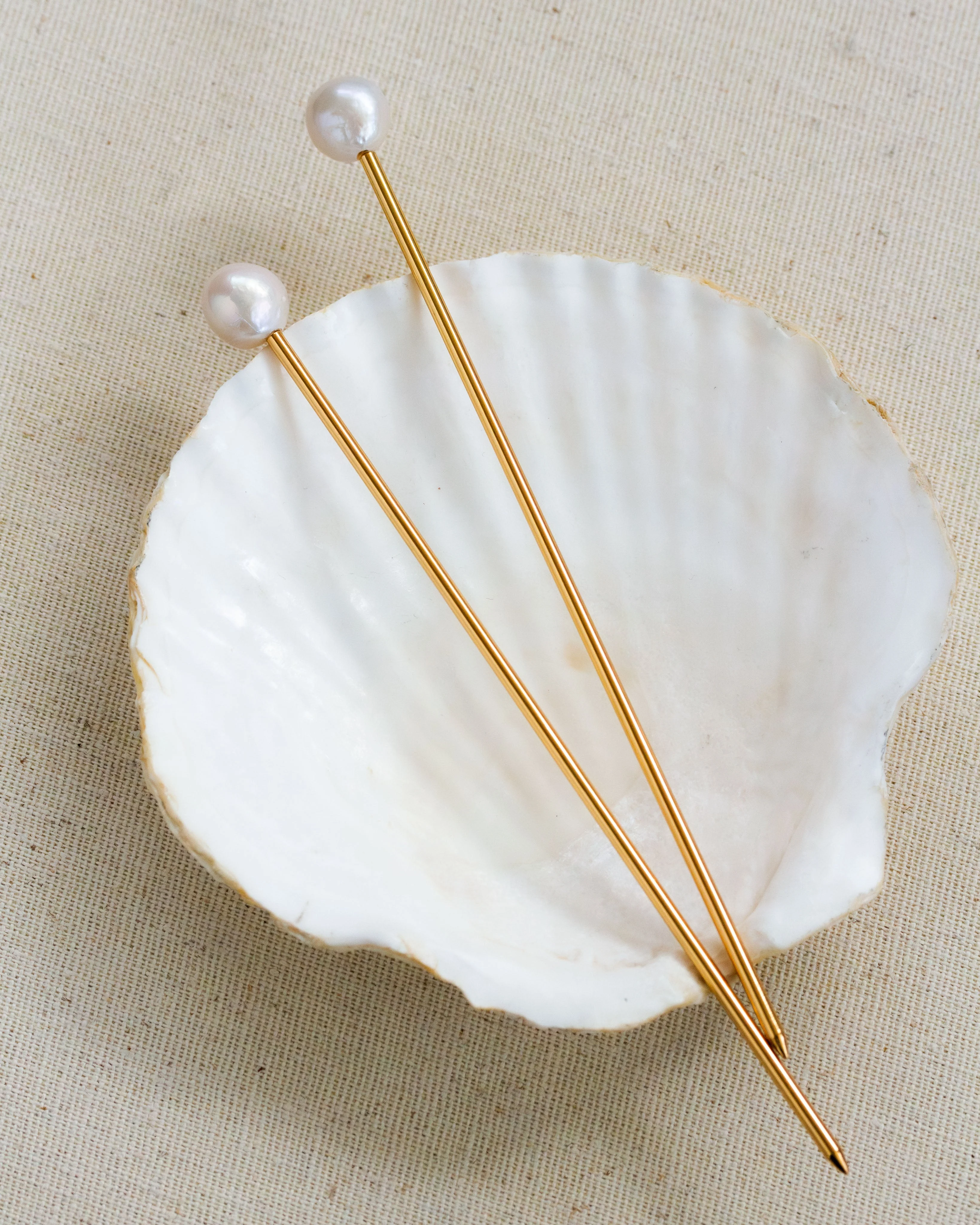 Ebb and Flow Pearl Hair Pin Jewelry - Image 2