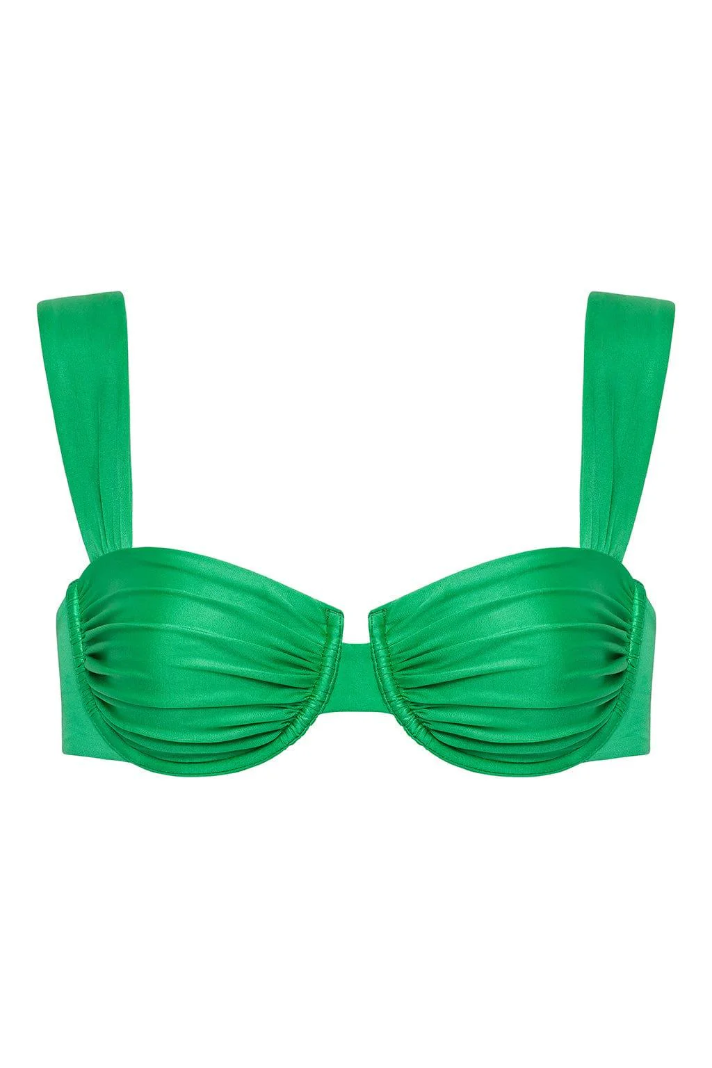 Emerald Shimmer Bella Bikini Top - Image 2
