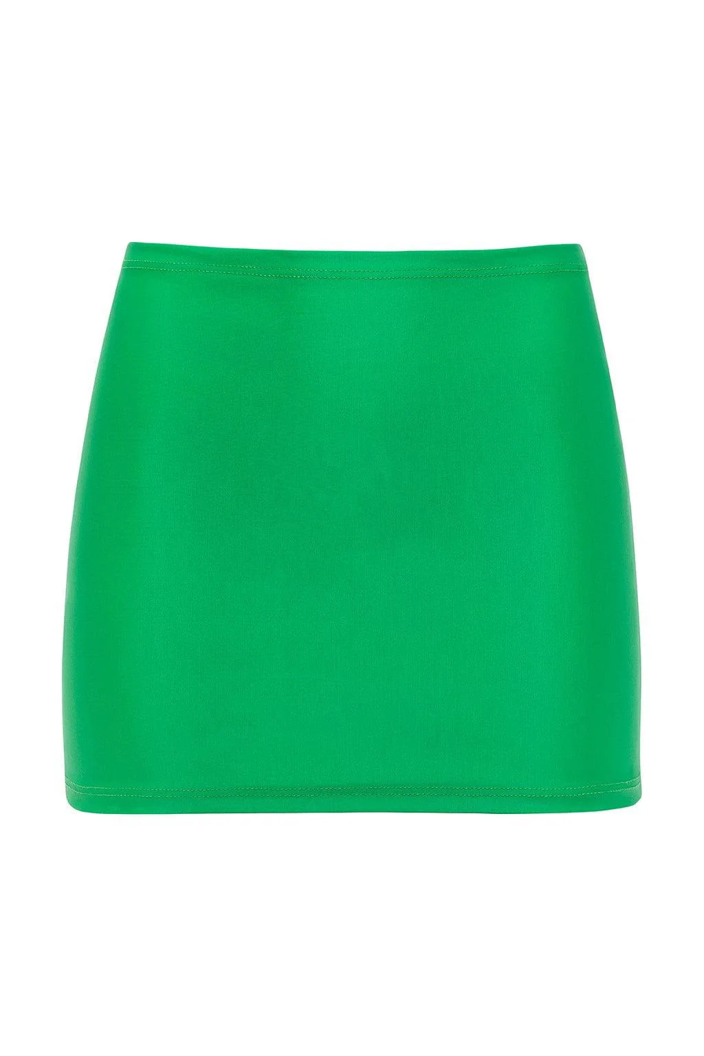 Emerald Shimmer Micro Skirt - Image 2