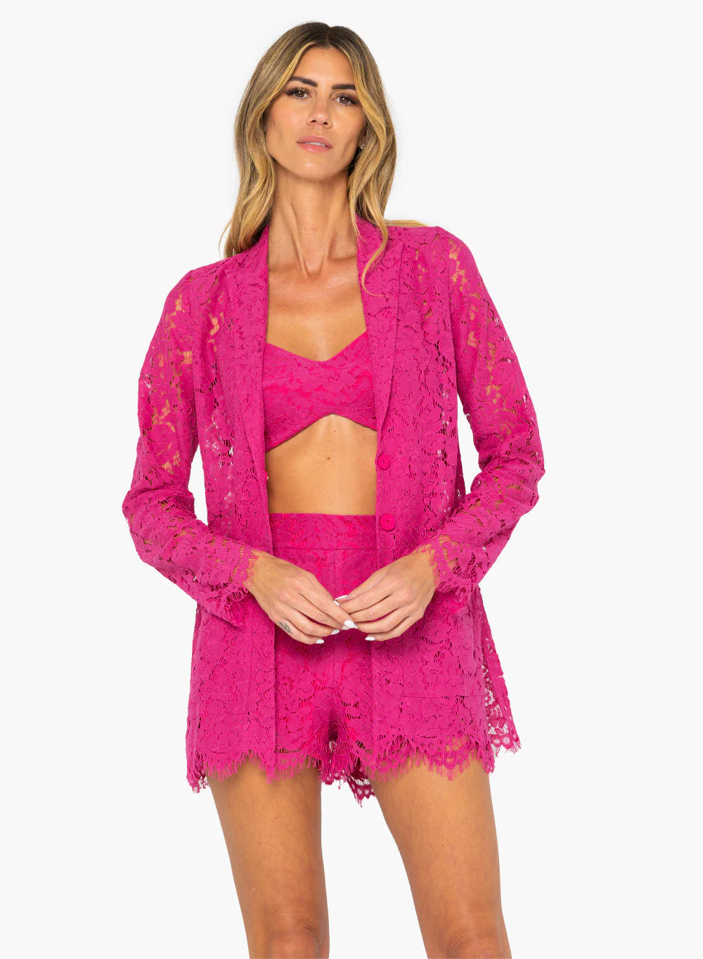 Emery Shorts - Fuchsia - Image 2