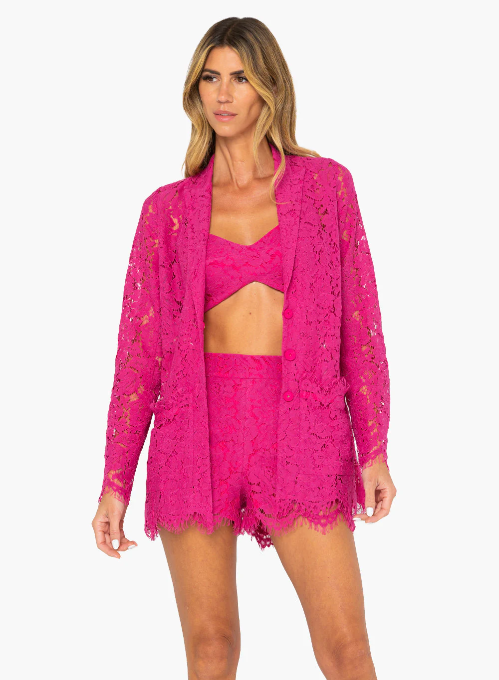 Emery Shorts - Fuchsia - Image 3