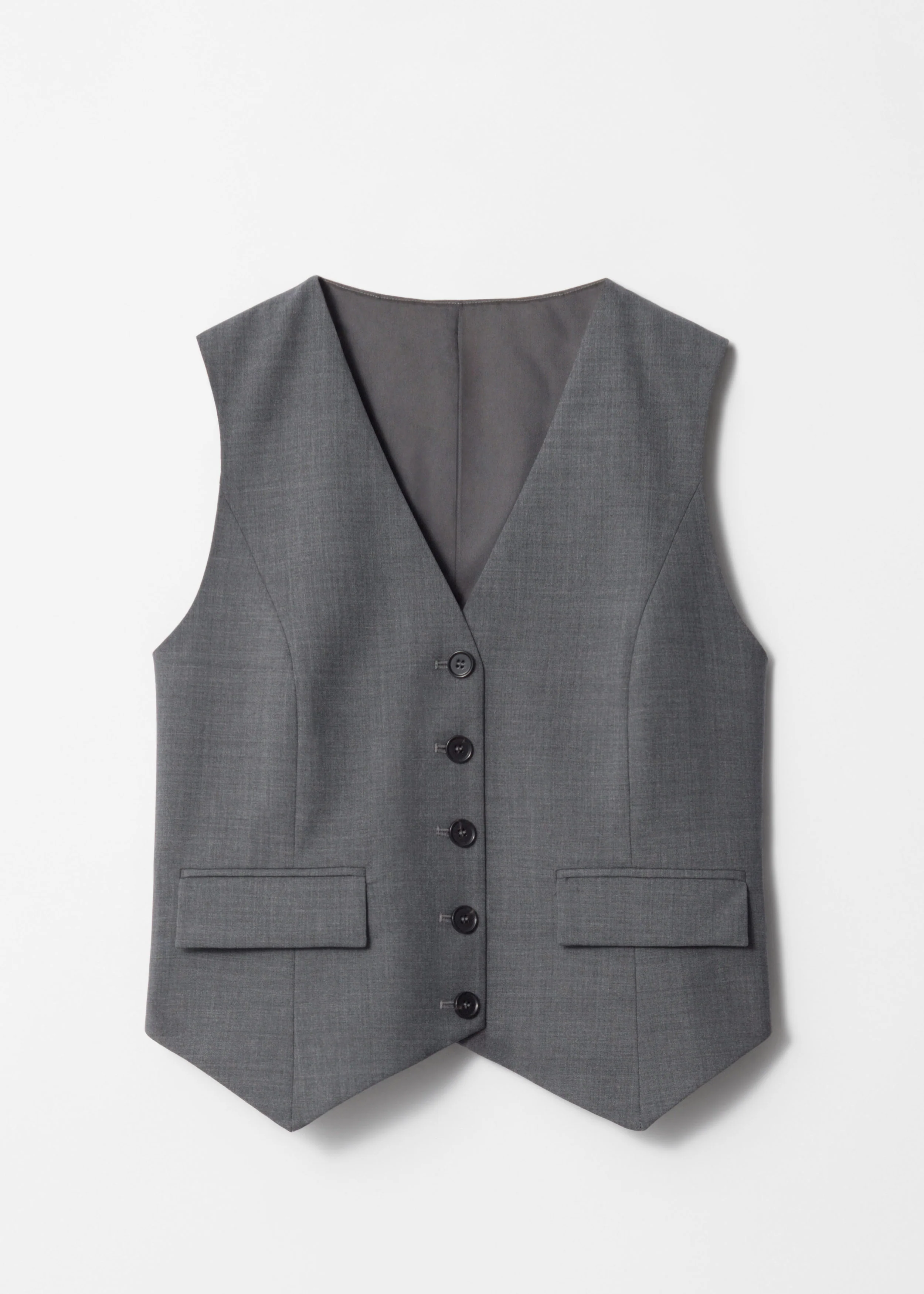 Alissa Waistcoat - Grey - Image 2