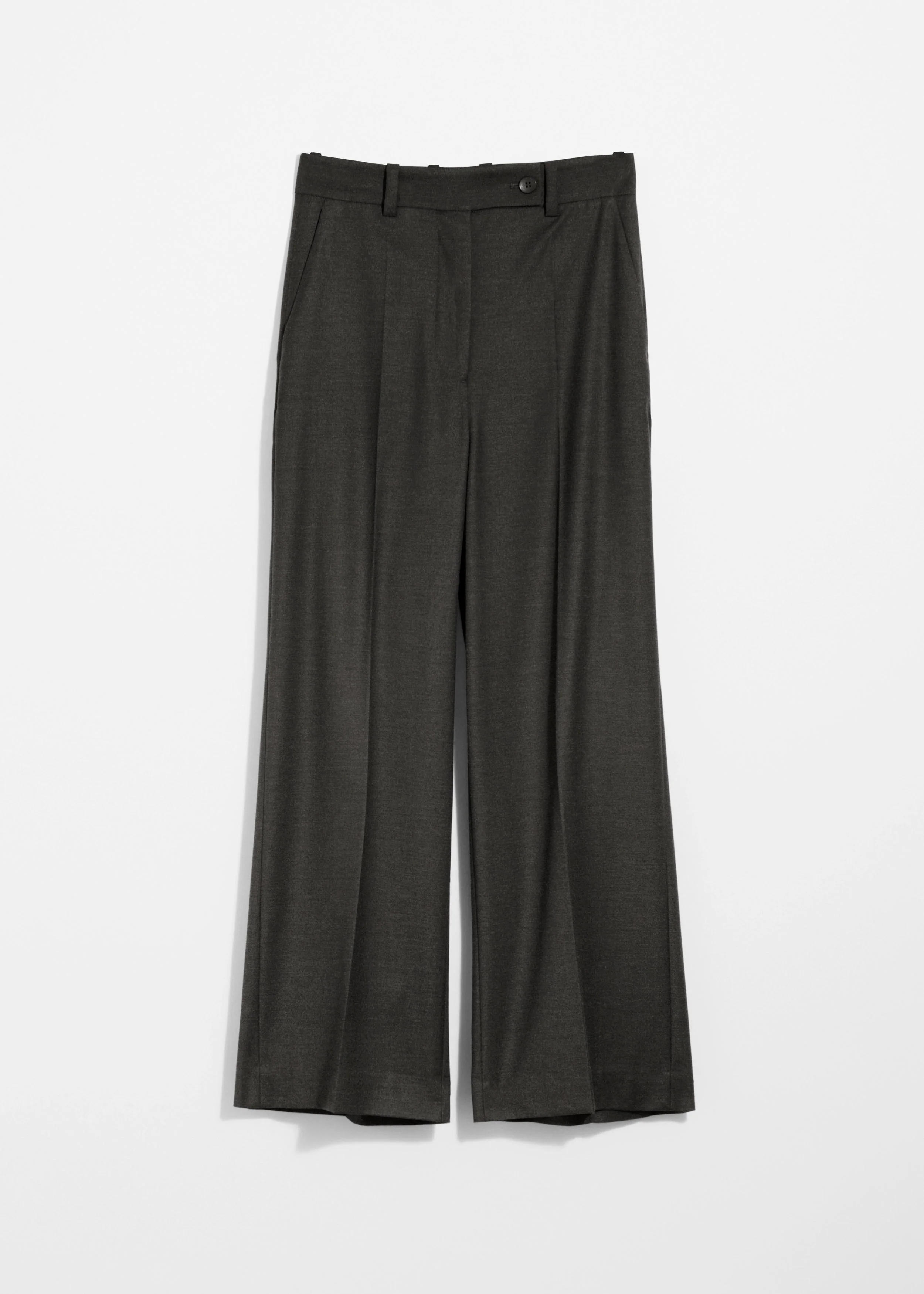 Lula Cropped Trousers - Grey