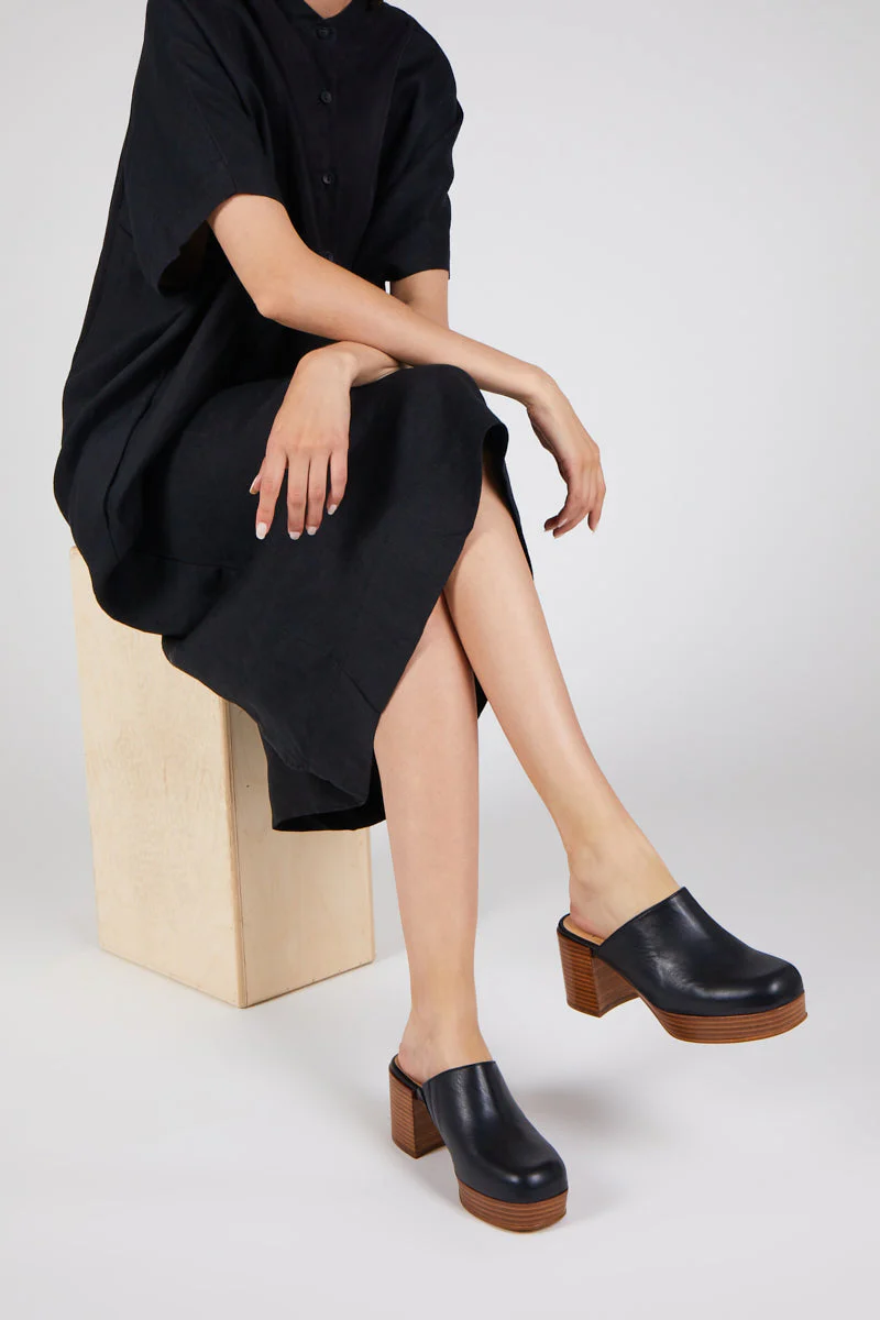 Facts Leather Platform Clog - Image 8