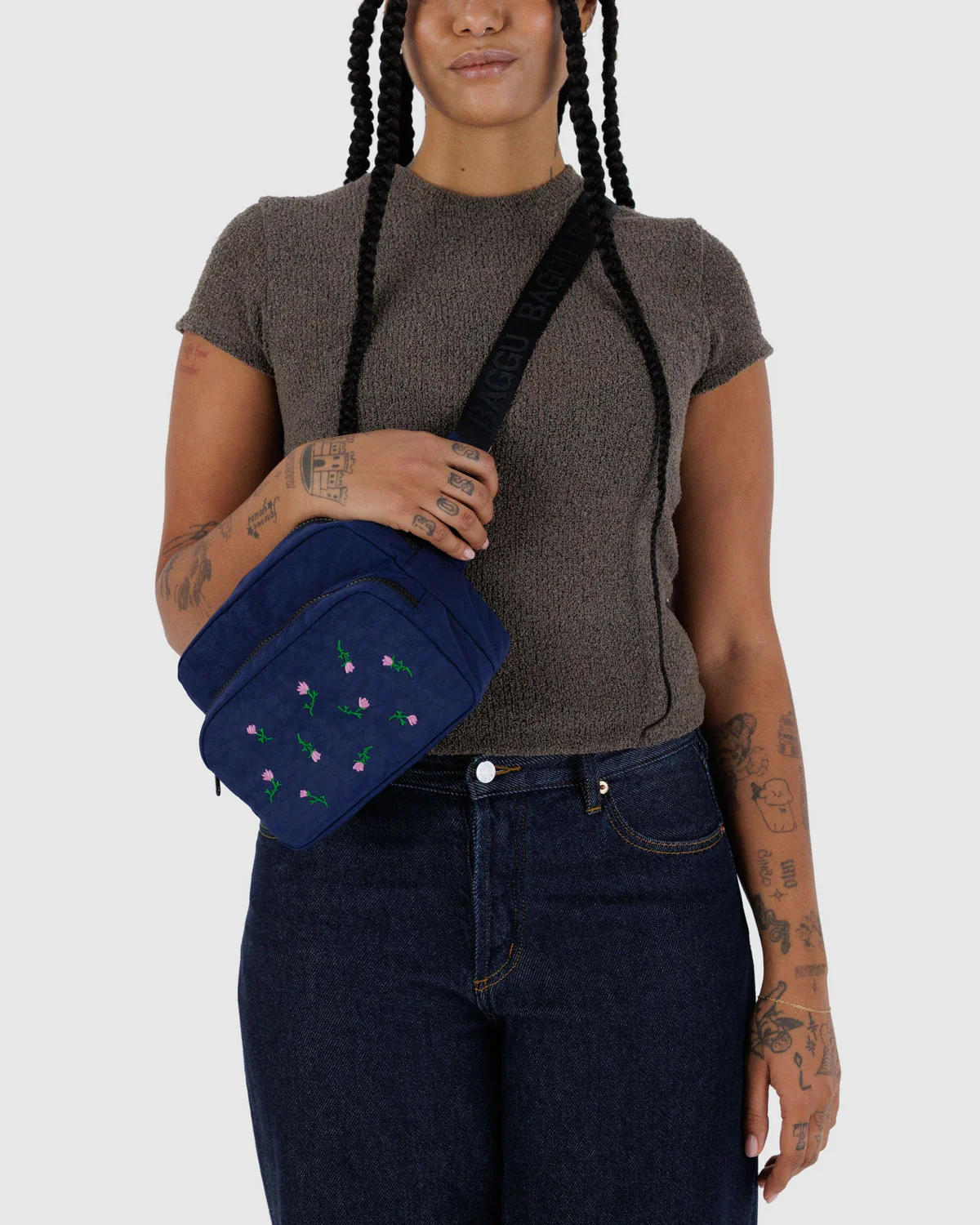 Fanny Pack - Embroidered Wildflower - Image 2