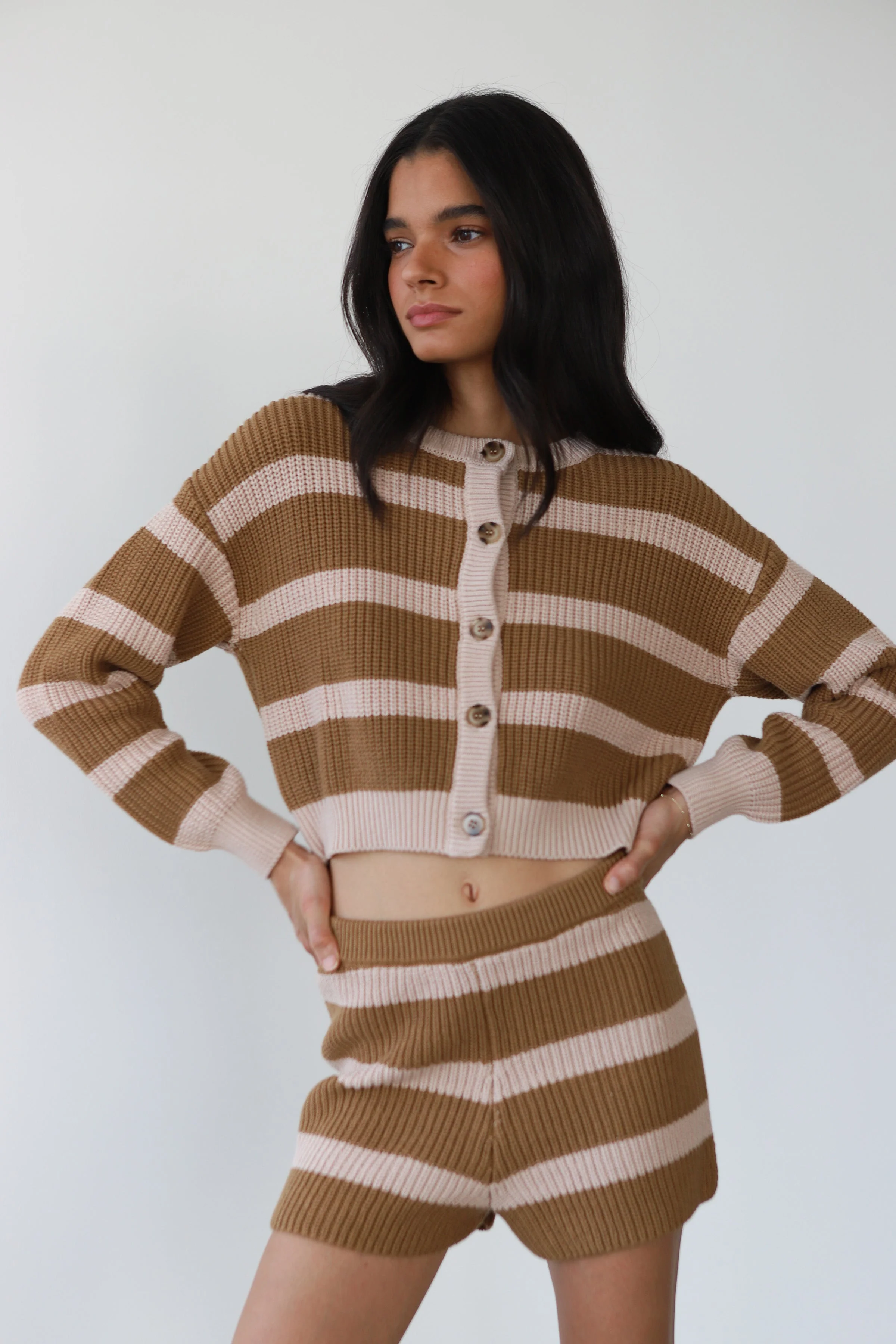 Fiona Cardigan - Ginger Root Stripe - Image 4