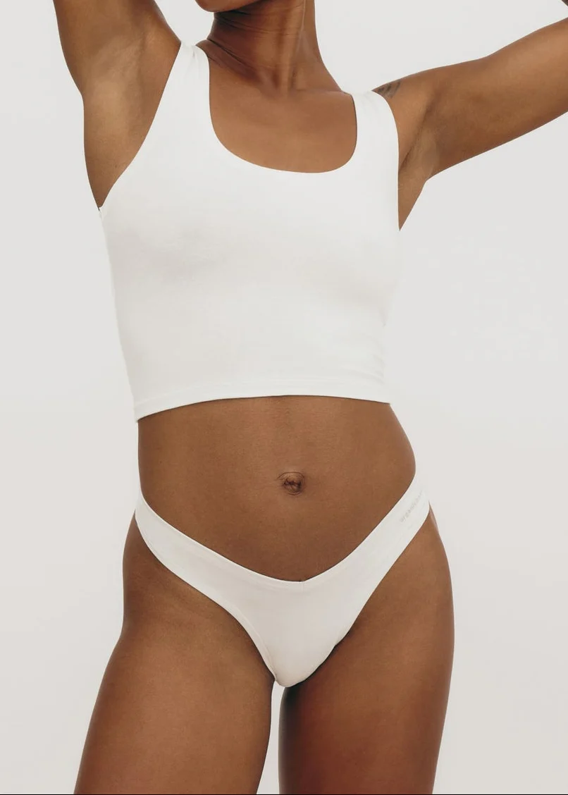 Flex Thong 3-pack - Black / Off White / Seaweed - Image 3