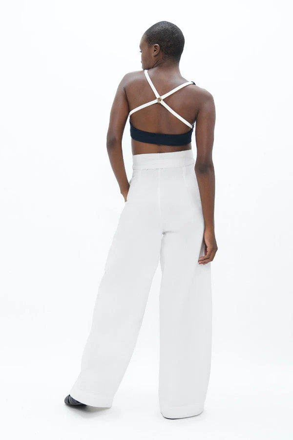Florence Pants - White Dove - Image 4