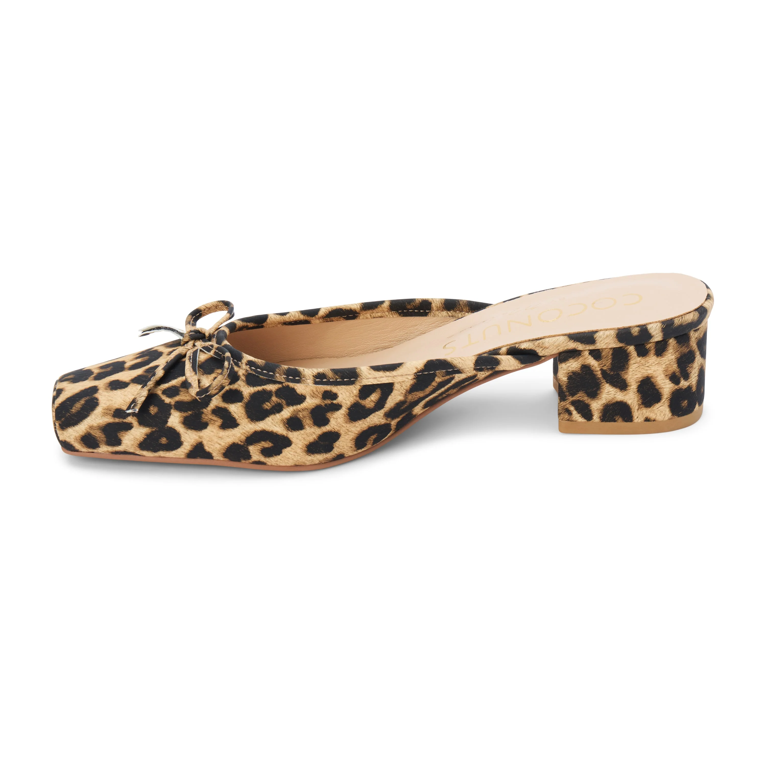 Geneva Heeled Mule - Leopard - Image 3