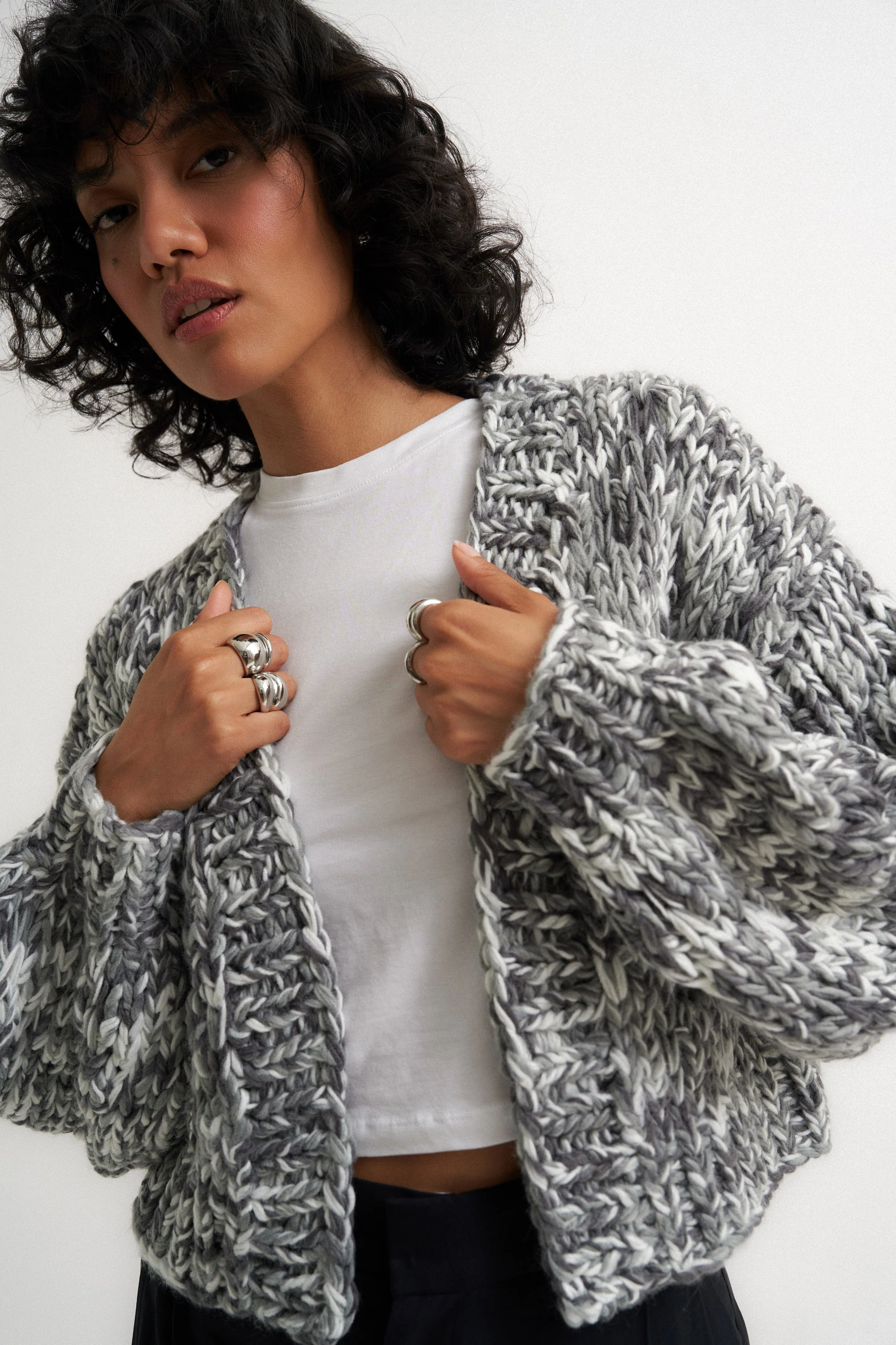 Gigi Cardigan - Black Multi - Image 2
