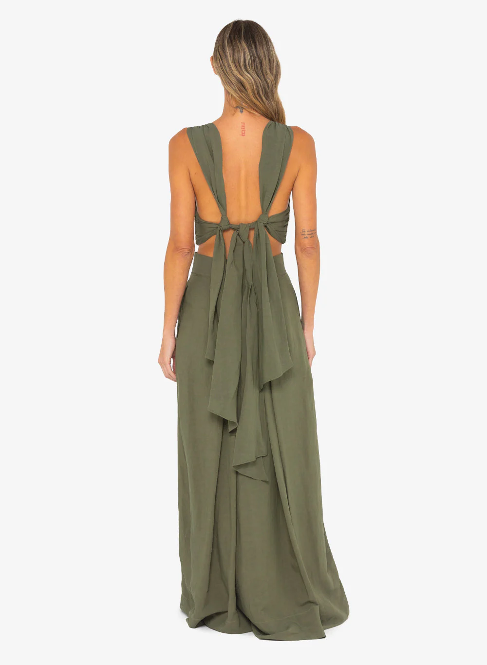 Greer Skirt - Olive - Image 2