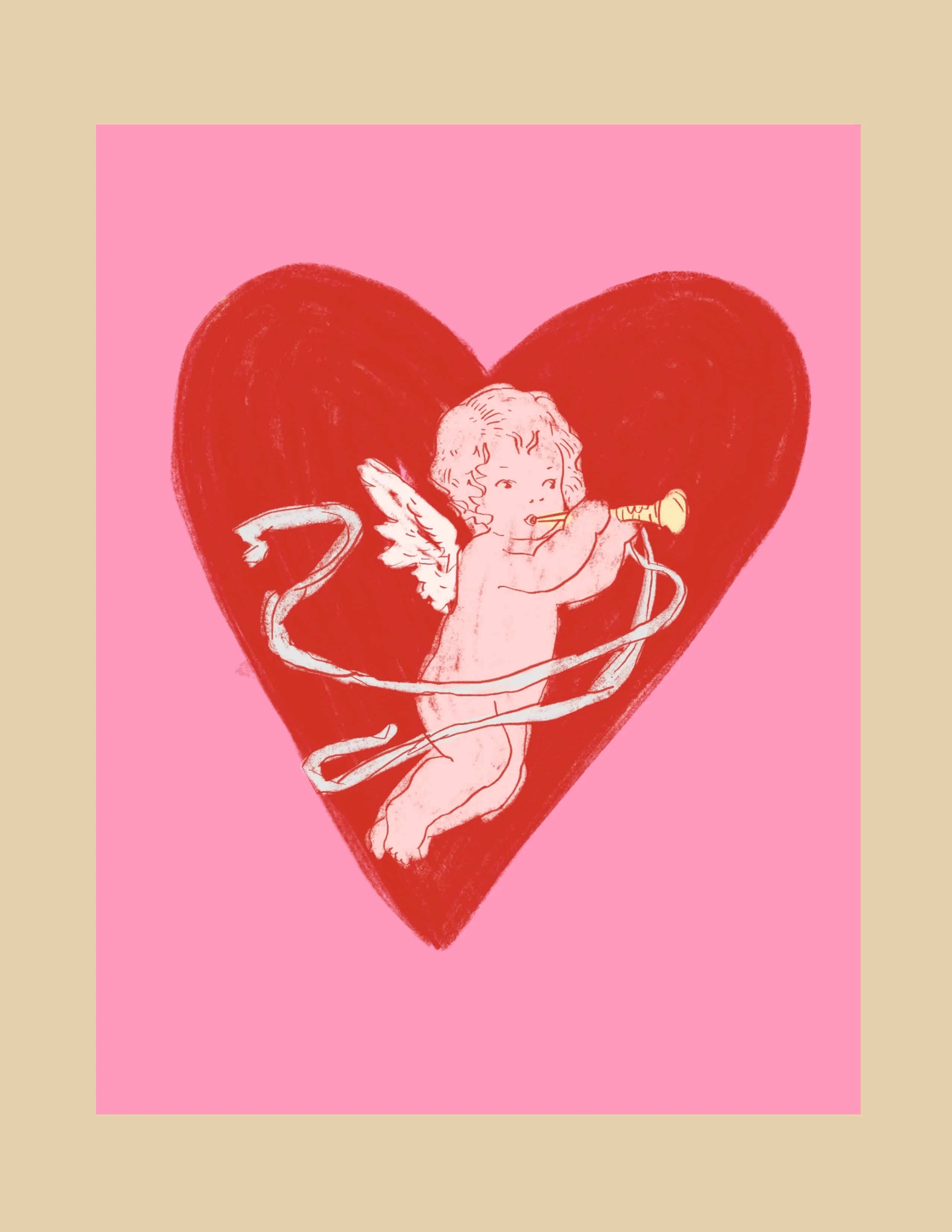 Greeting Card - Cupid - Image 2