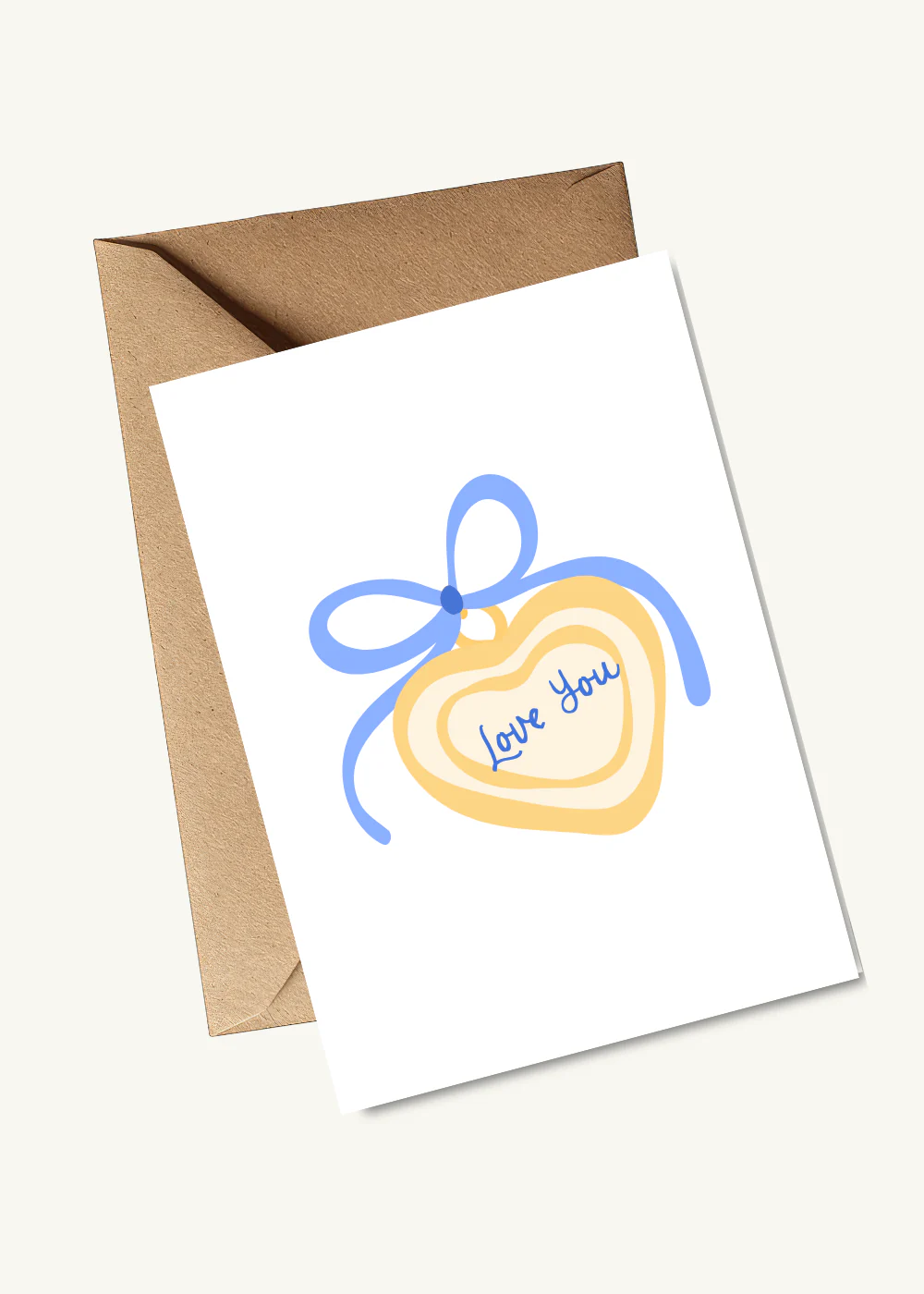 Greeting Card - Love You Locket