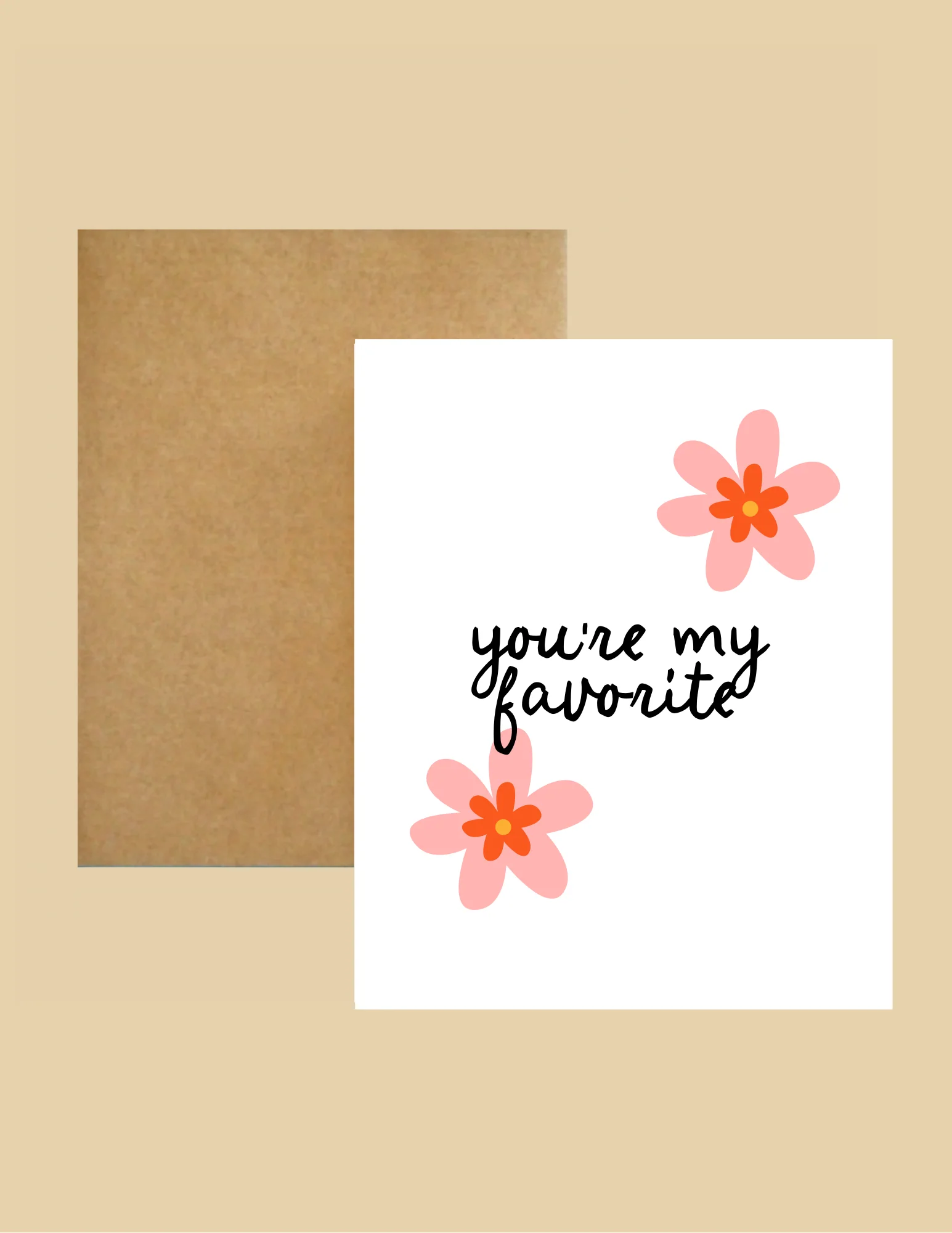 Greeting Card - My Favorite