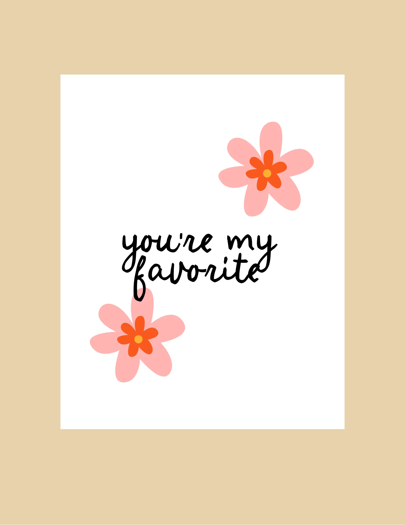 Greeting Card - My Favorite - Image 2