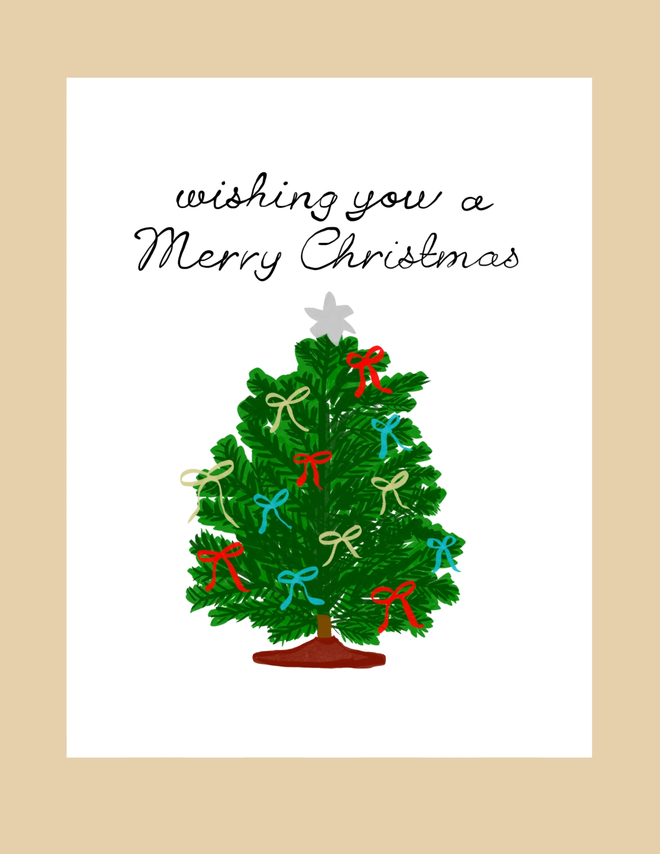 Greeting Card - Wishing you a Merry Christmas - Image 2