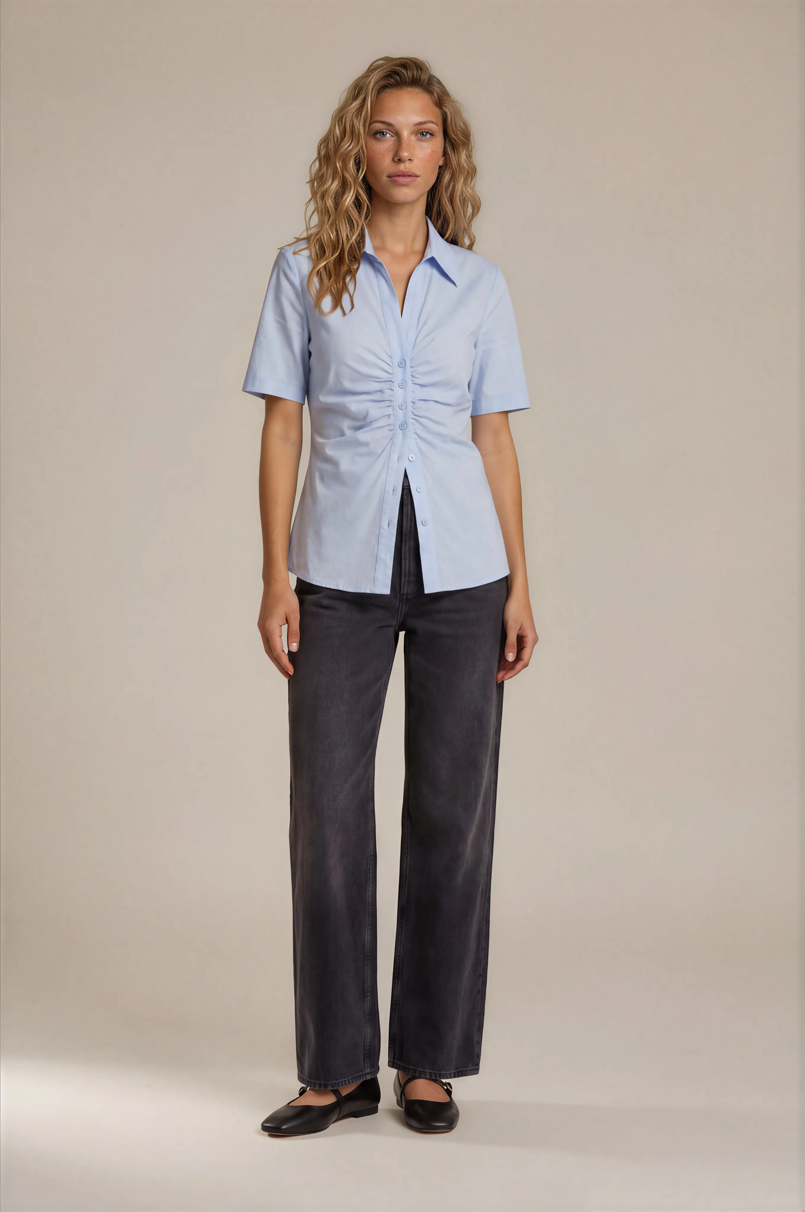 Gwen Top - Cornflower