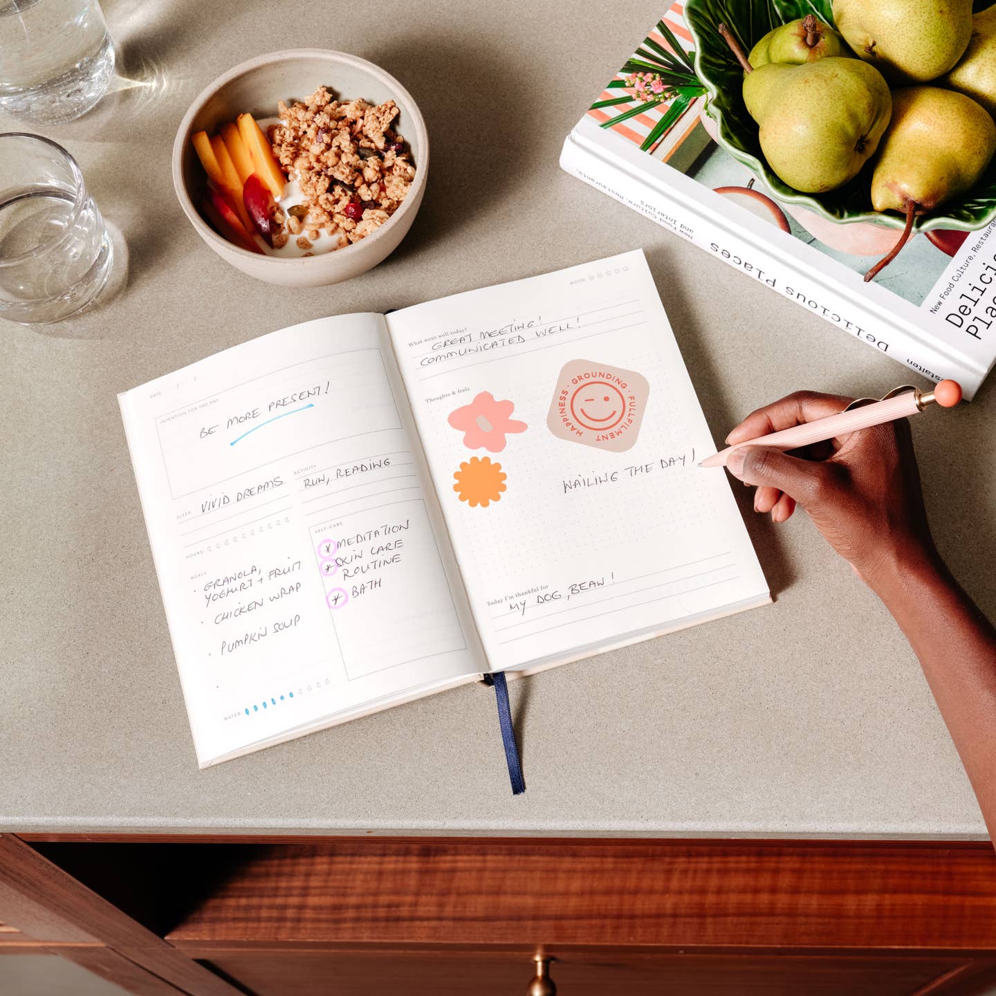 Hardcover Guided Wellness Journal - Slow Down - Image 4