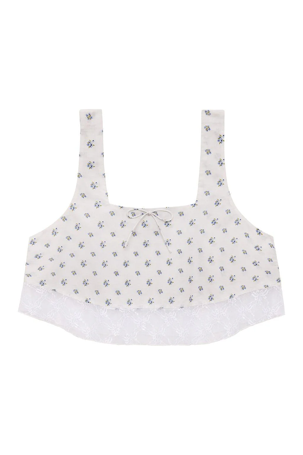 Heidi Floral Square Neck Crop Top - Image 2