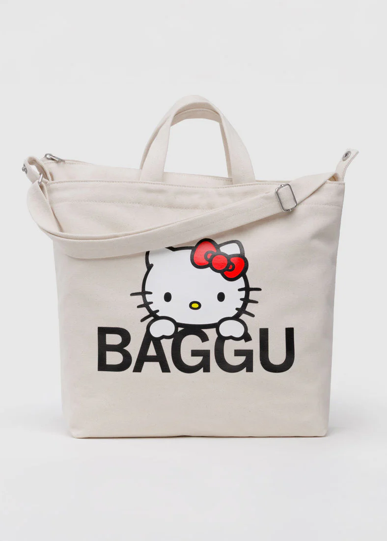 Horizontal Zip Duck Bag - Hello Kitty