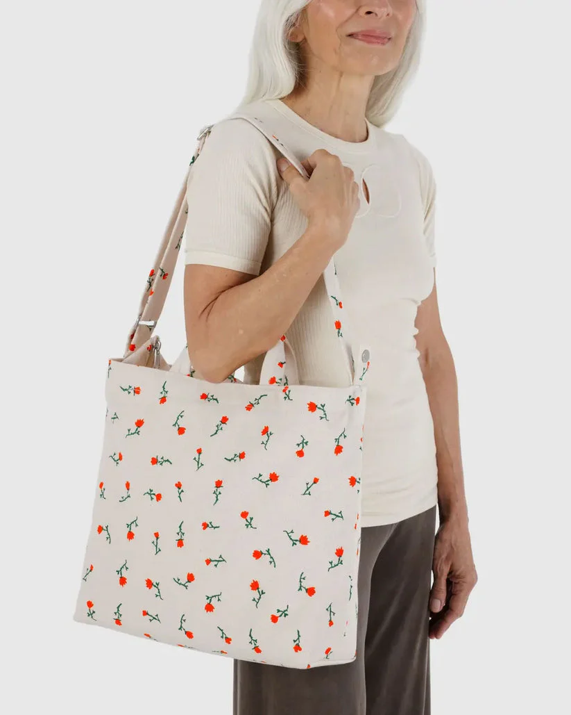 Horizontal Zip Duck Bag - Painted Wildflower - Image 2