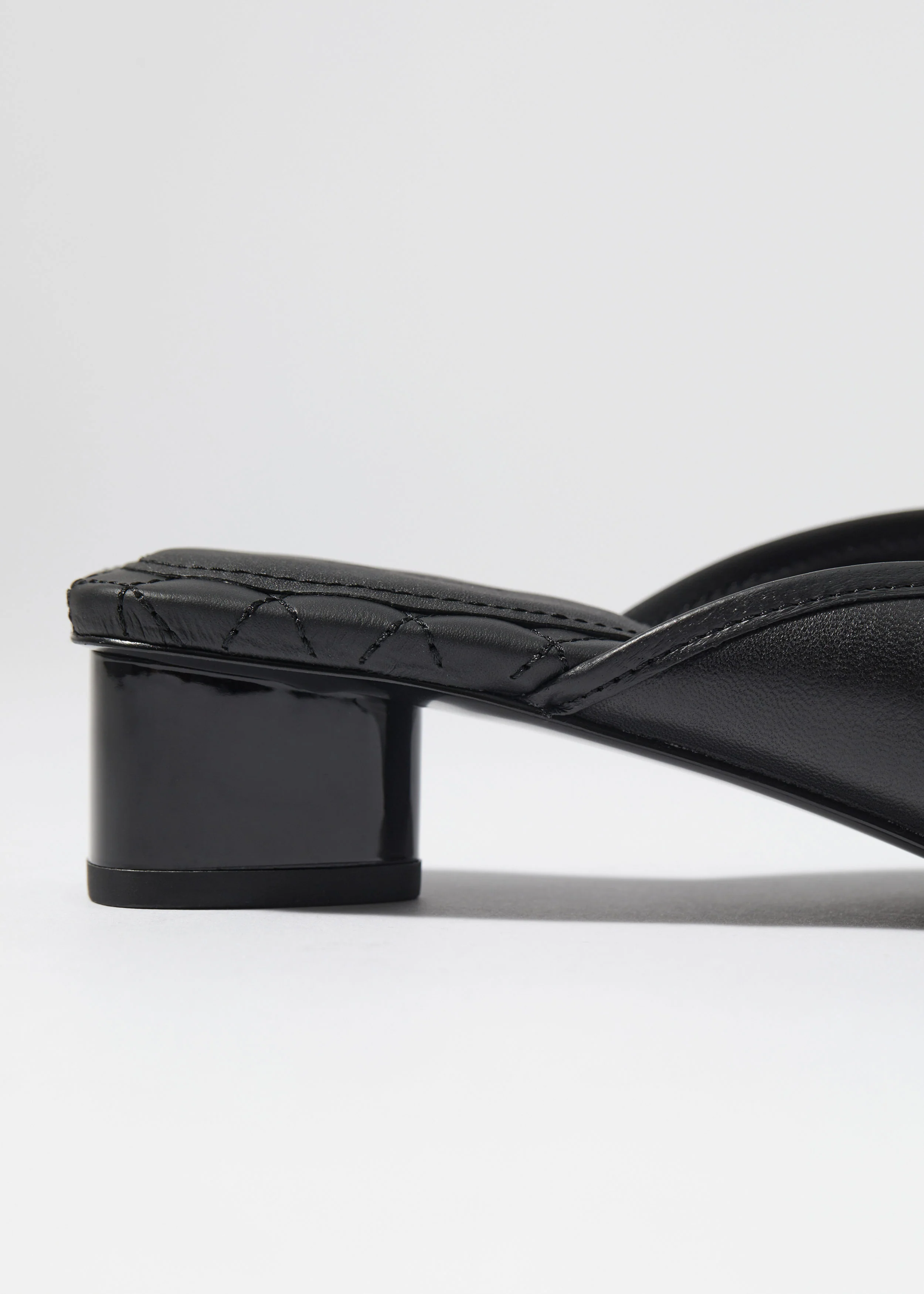 Imani Mule Pump - Black - Image 4