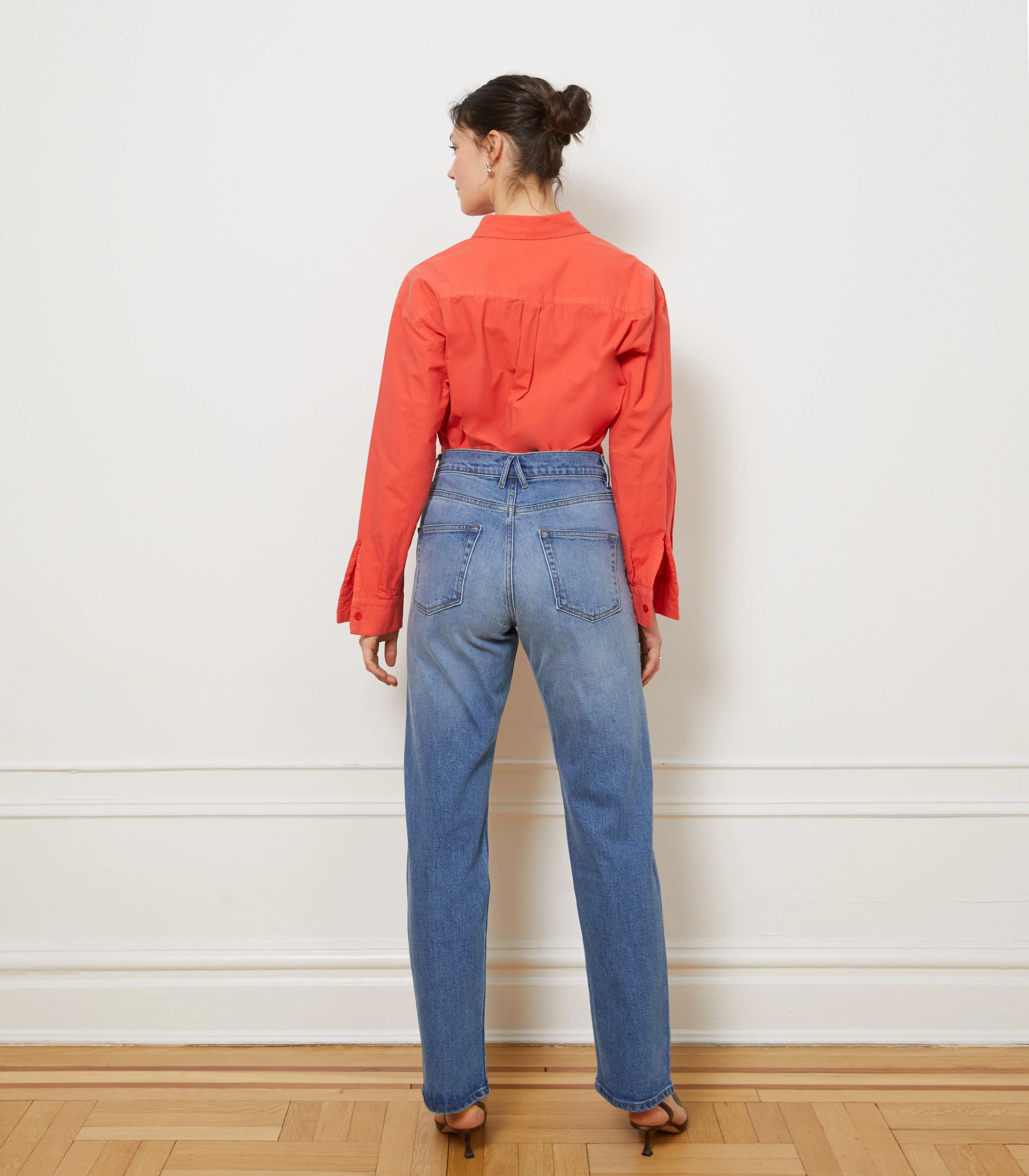 Winona High Rise Stovepipe Jeans - Indigo - Image 5