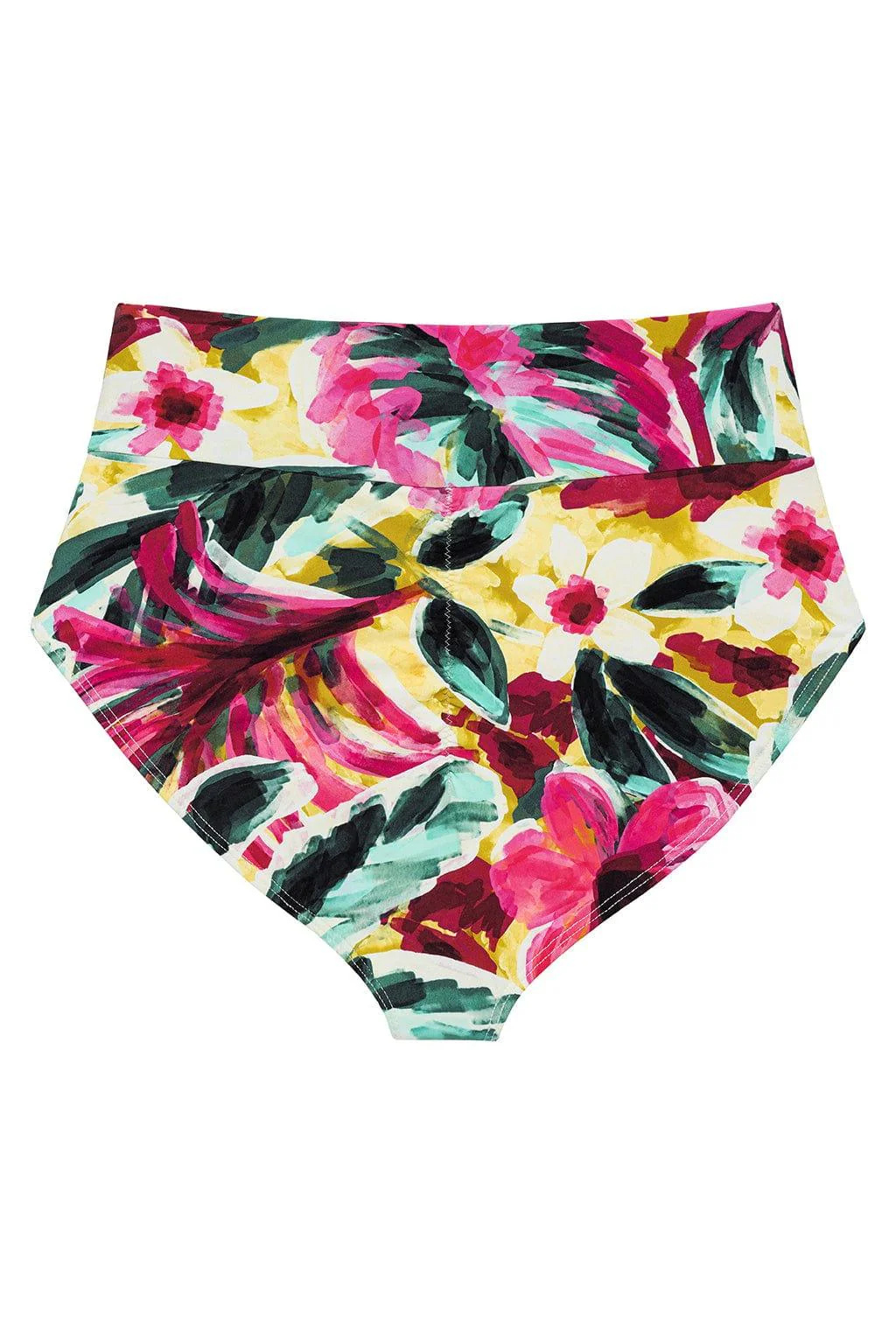 Isla Floral Full Coverage High Rise Bikini Bottom - Image 3