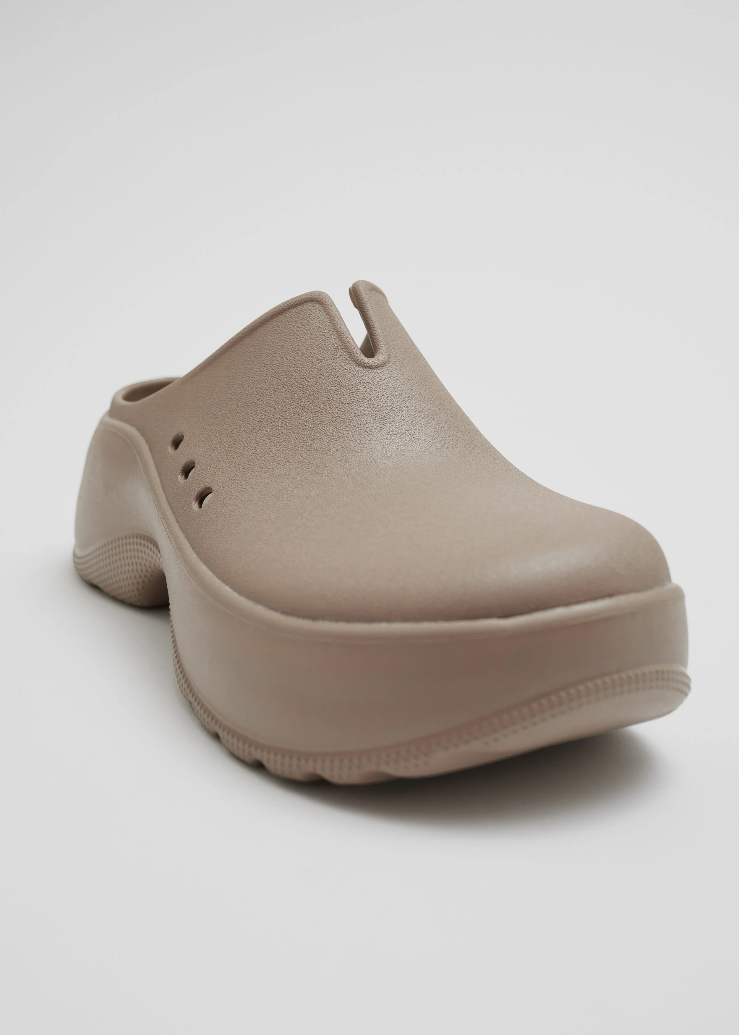 Isolde Rubber Clog - Beige - Image 2