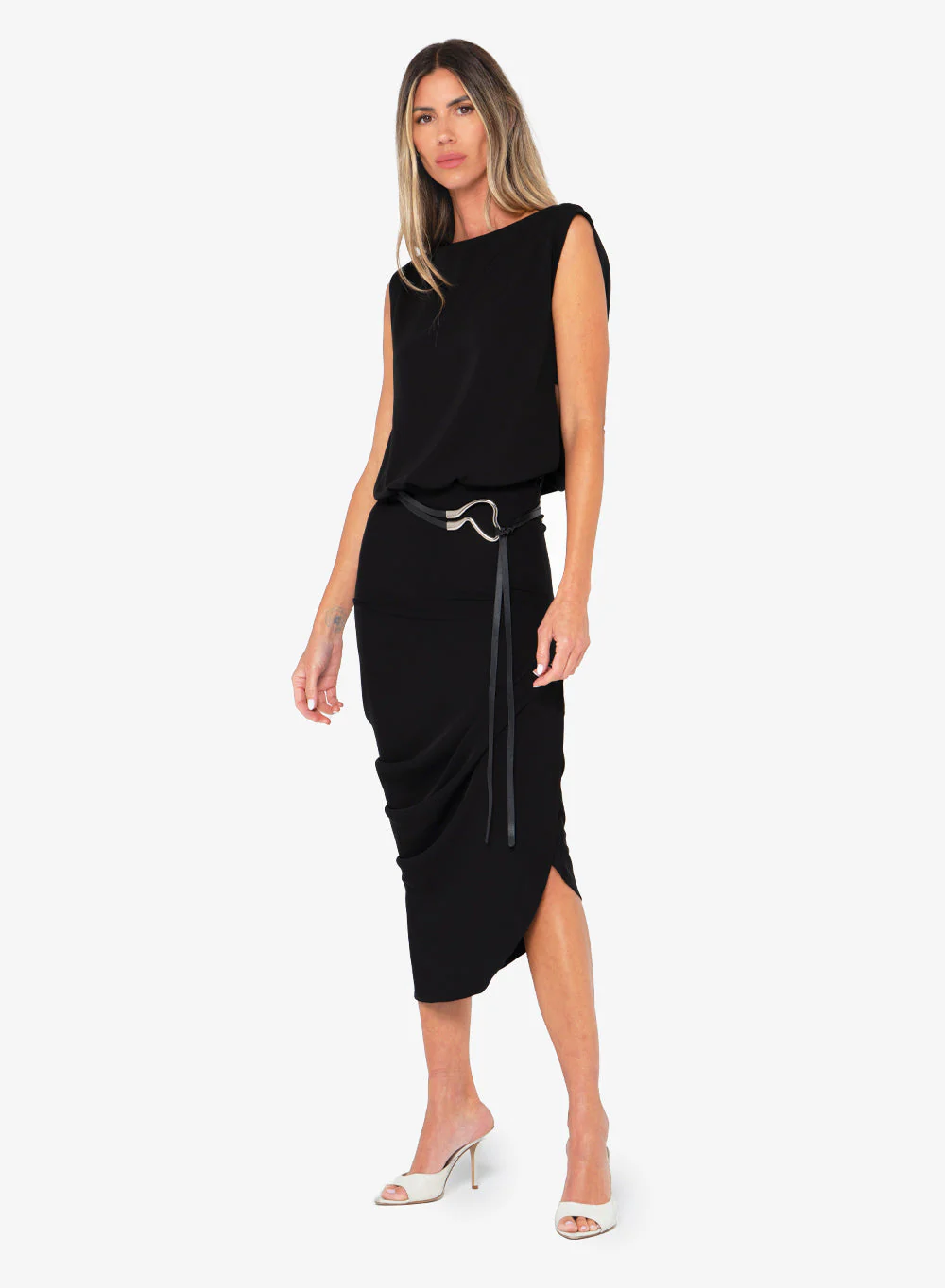 Italia Dress - Black - Image 2