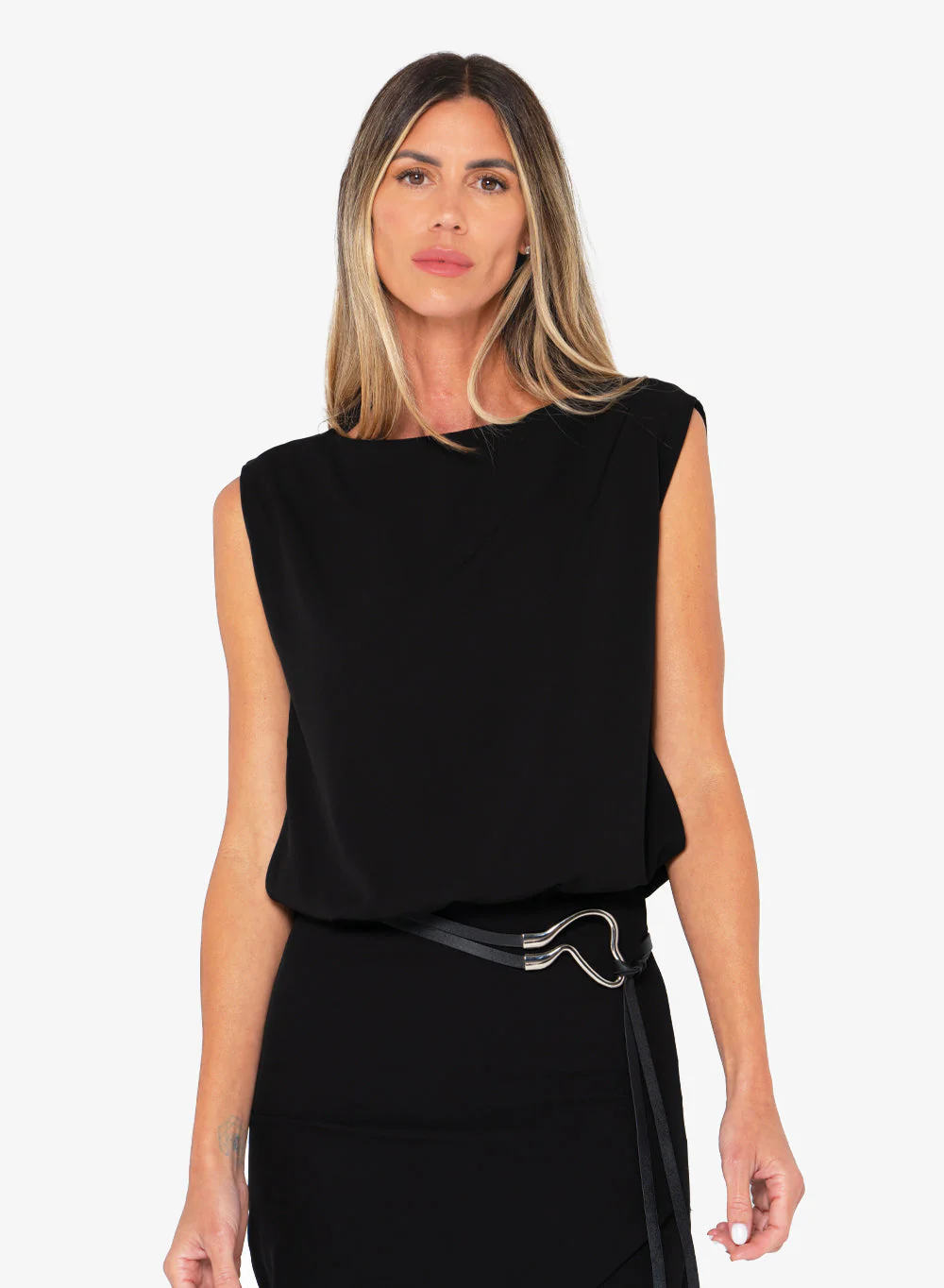 Italia Dress - Black - Image 3