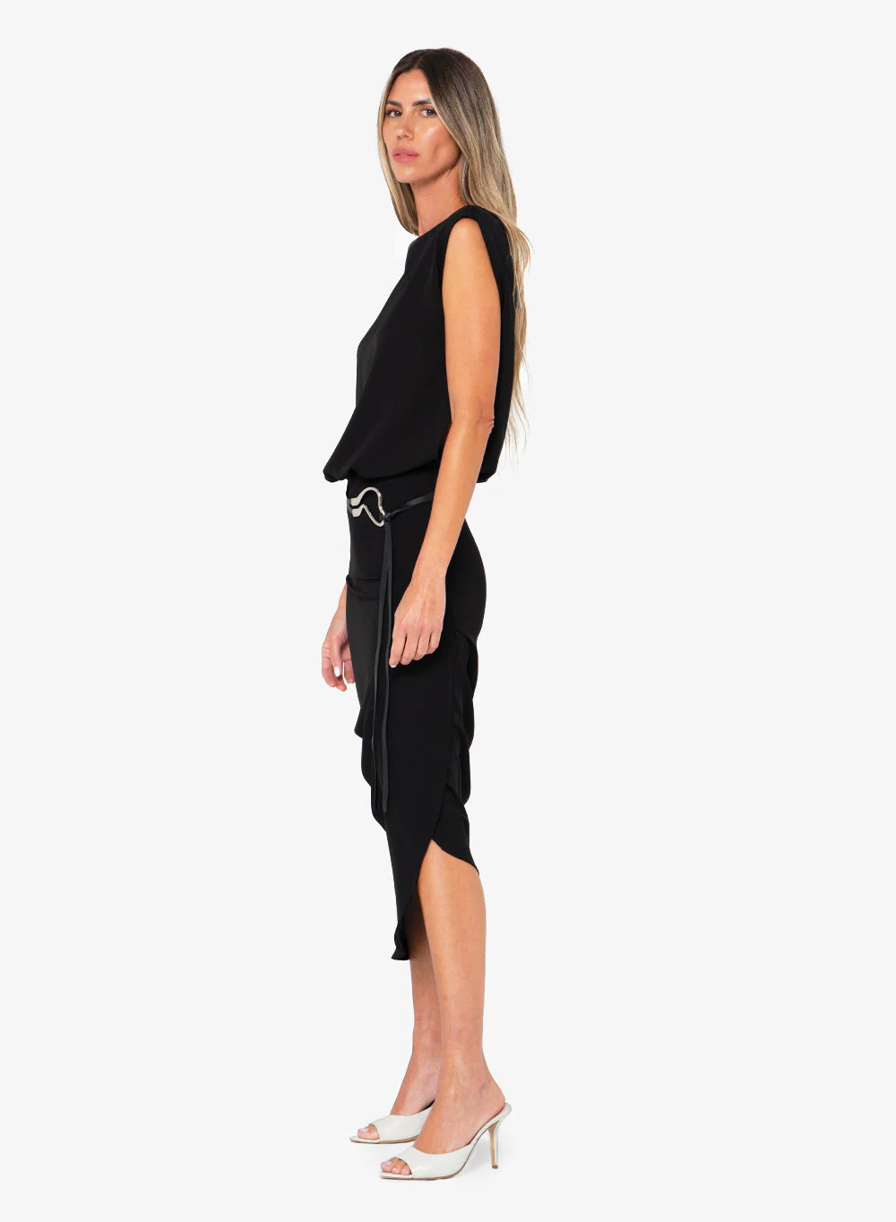 Italia Dress - Black - Image 4